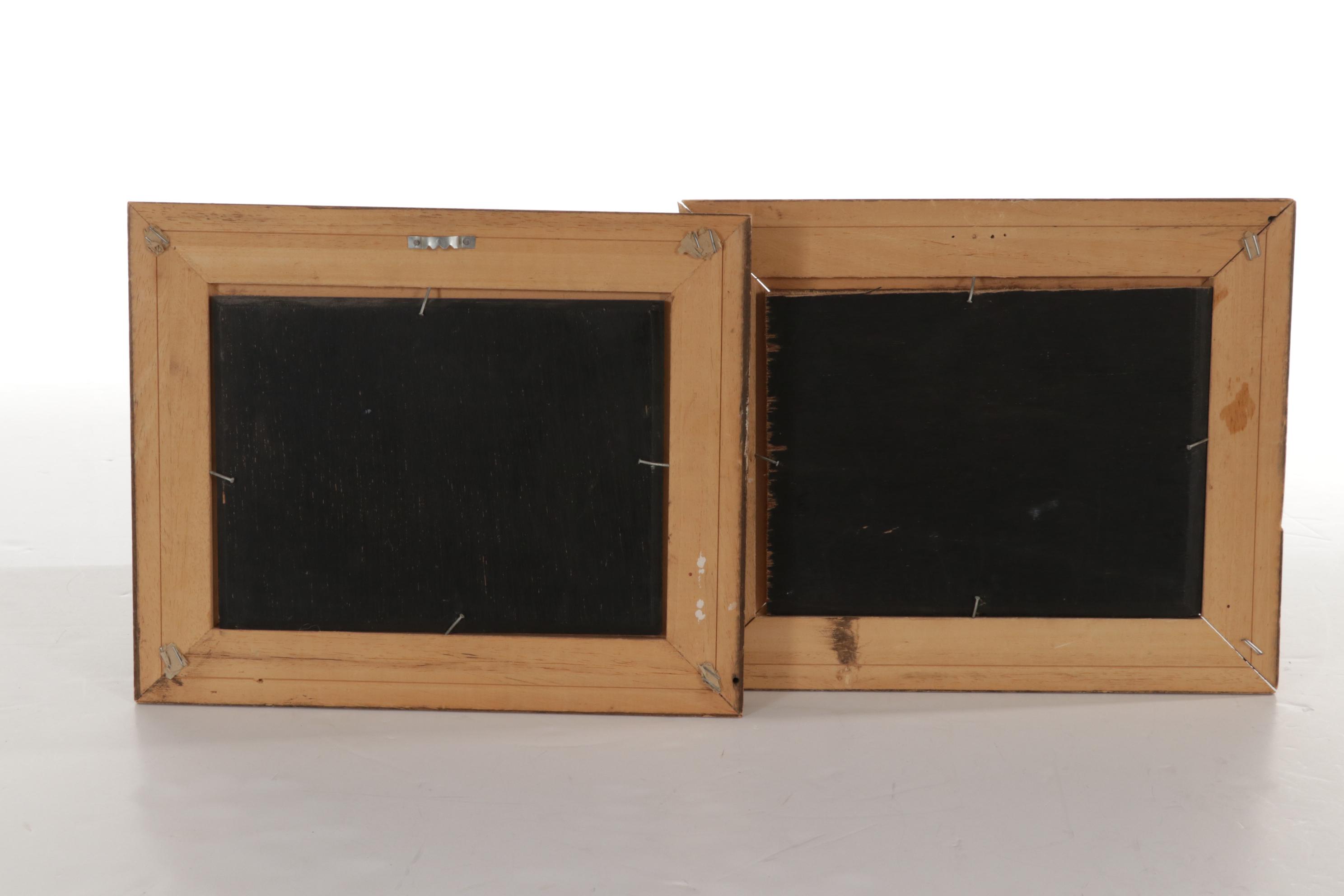 Maritime Oil Paintings of Sailing Ships, Mid to Late 20th Century