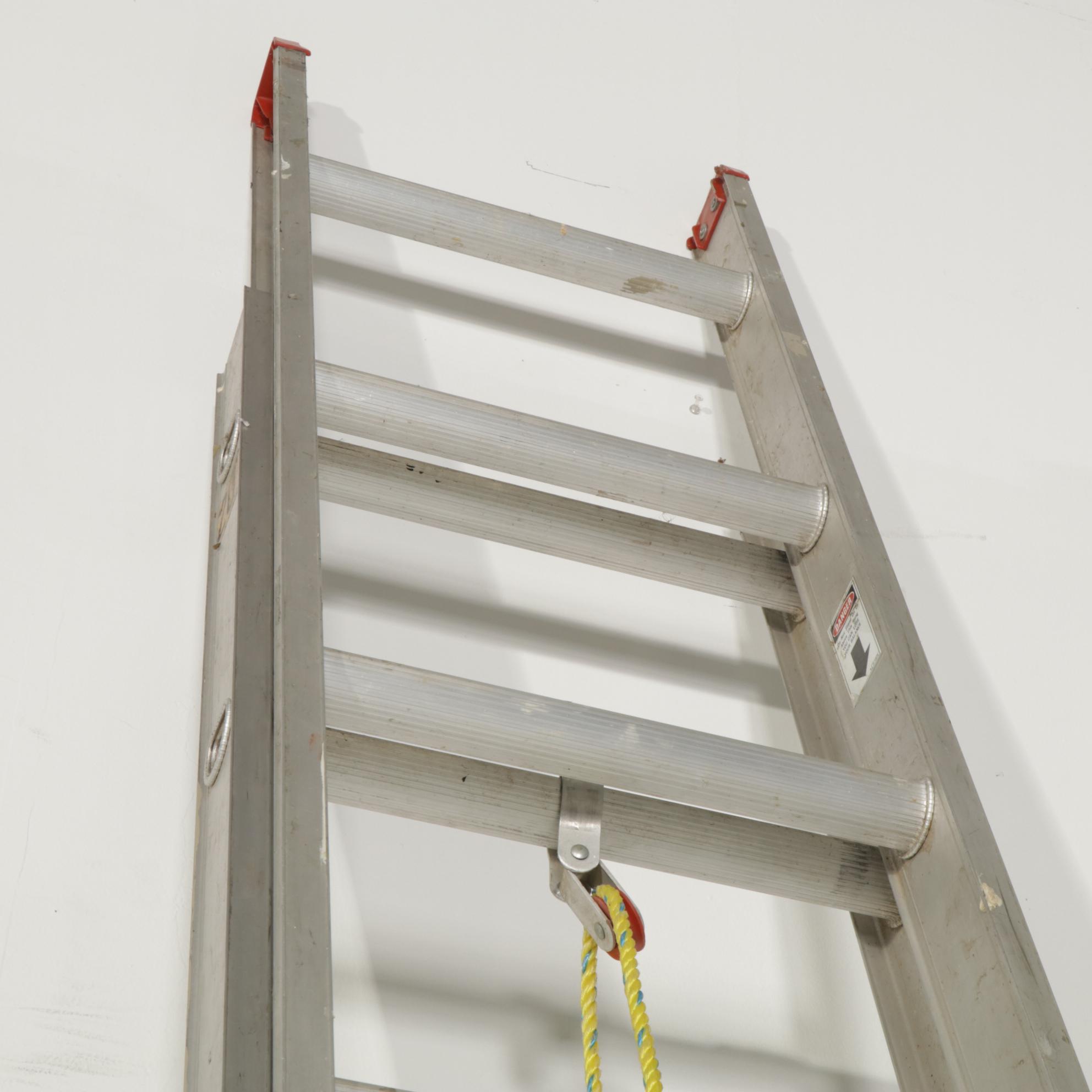 Louisville 10' Step Ladder with Michigan 20' Extension Ladder