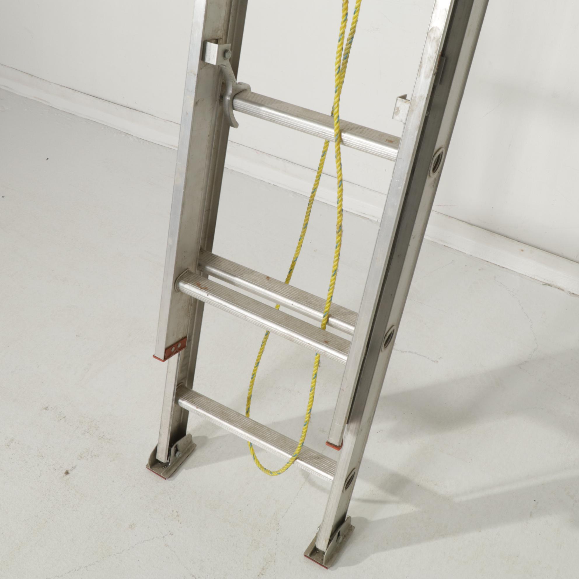 Louisville 10' Step Ladder with Michigan 20' Extension Ladder