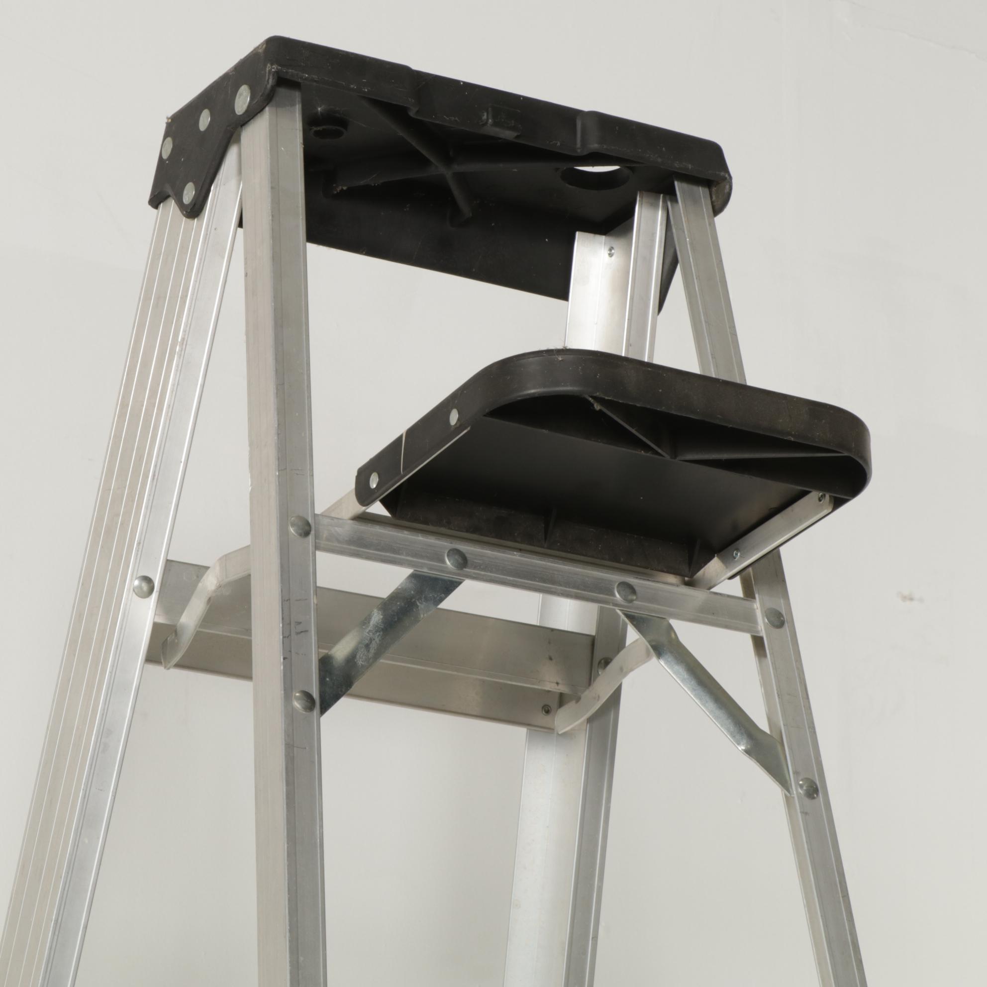 Louisville 10' Step Ladder with Michigan 20' Extension Ladder