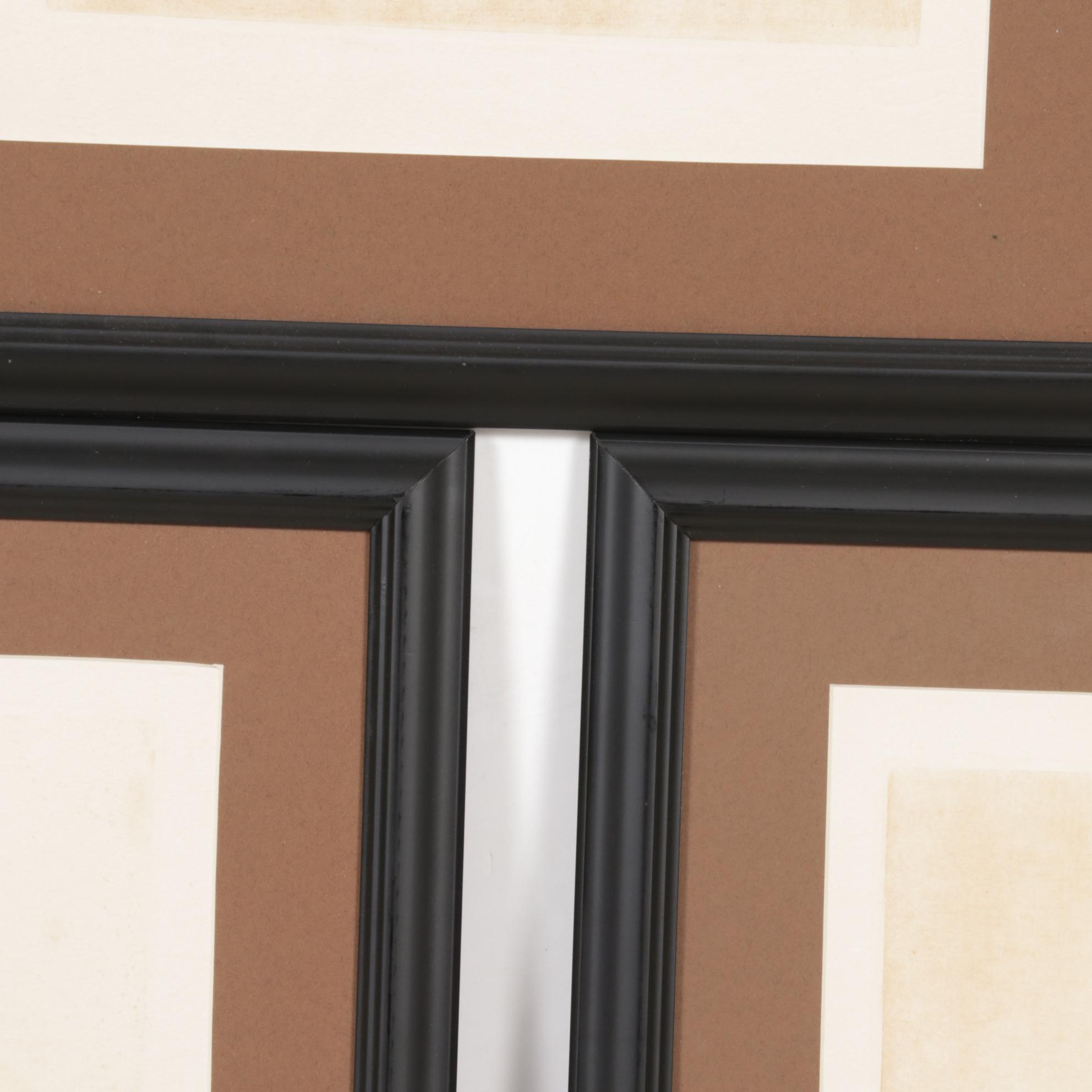 Etchings After Joseph Henry Sharp of a Native Americans Including "Spotted Elk"