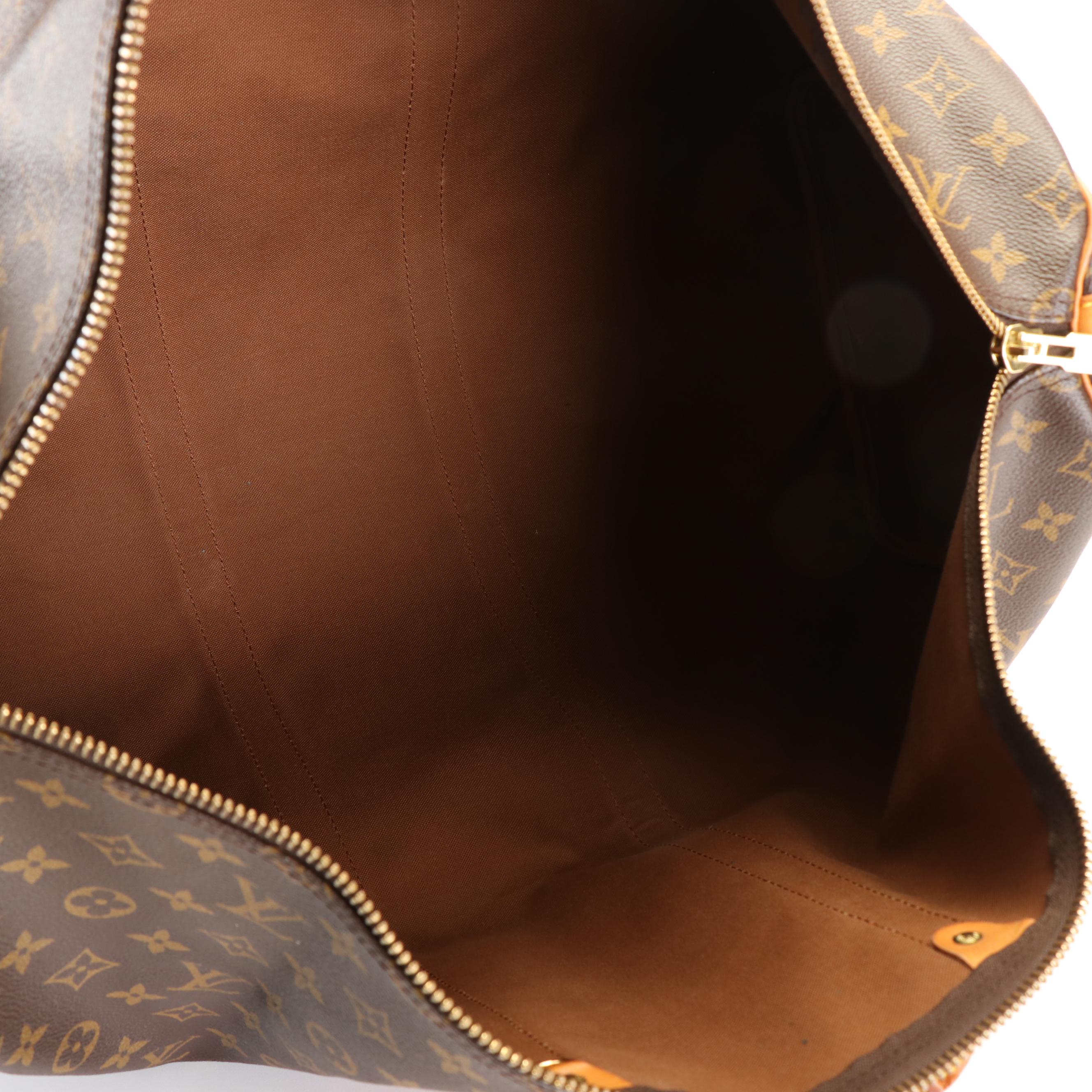 Louis Vuitton Keepall 50 Travel Bag in Brown Monogram Canvas