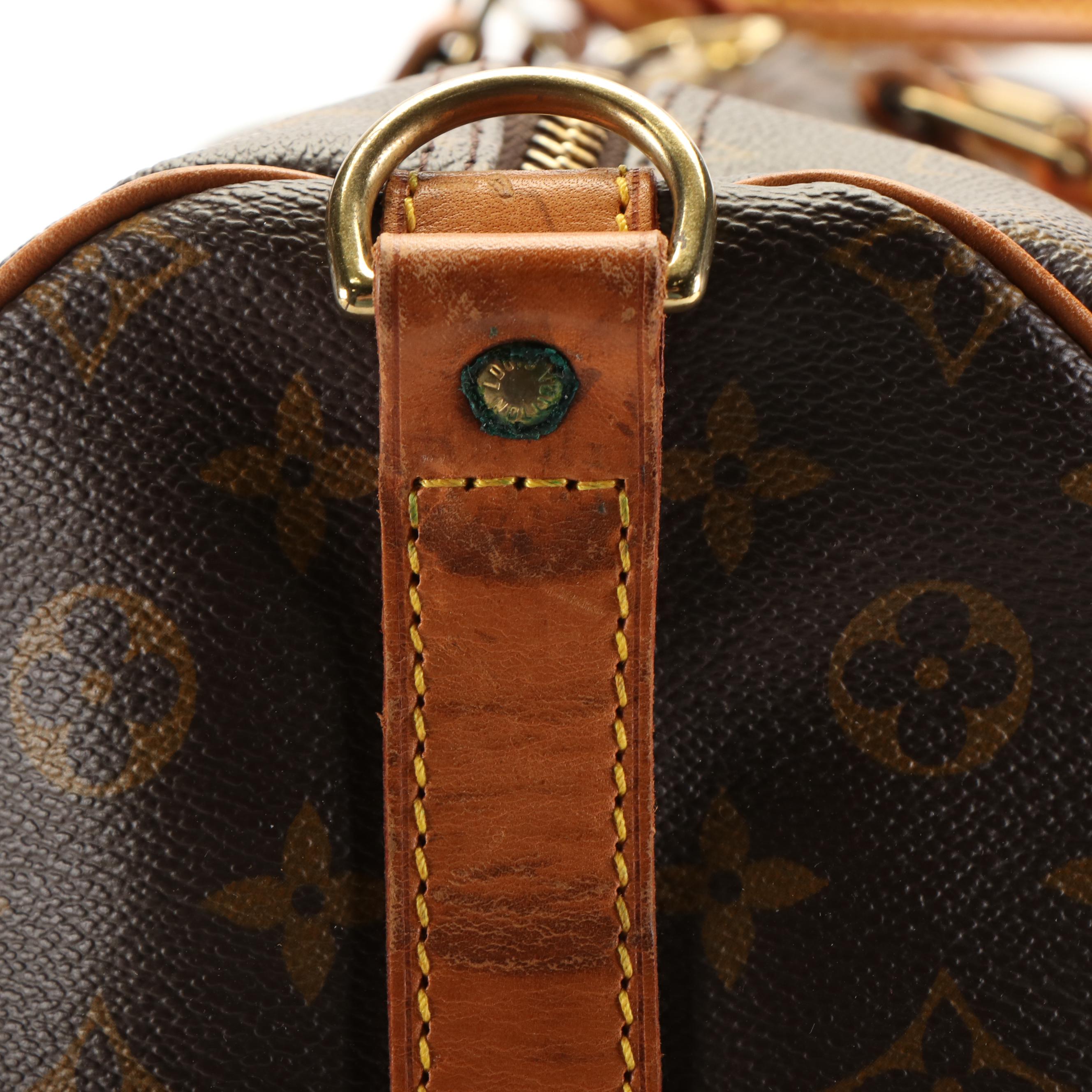 Louis Vuitton Keepall 50 Travel Bag in Brown Monogram Canvas