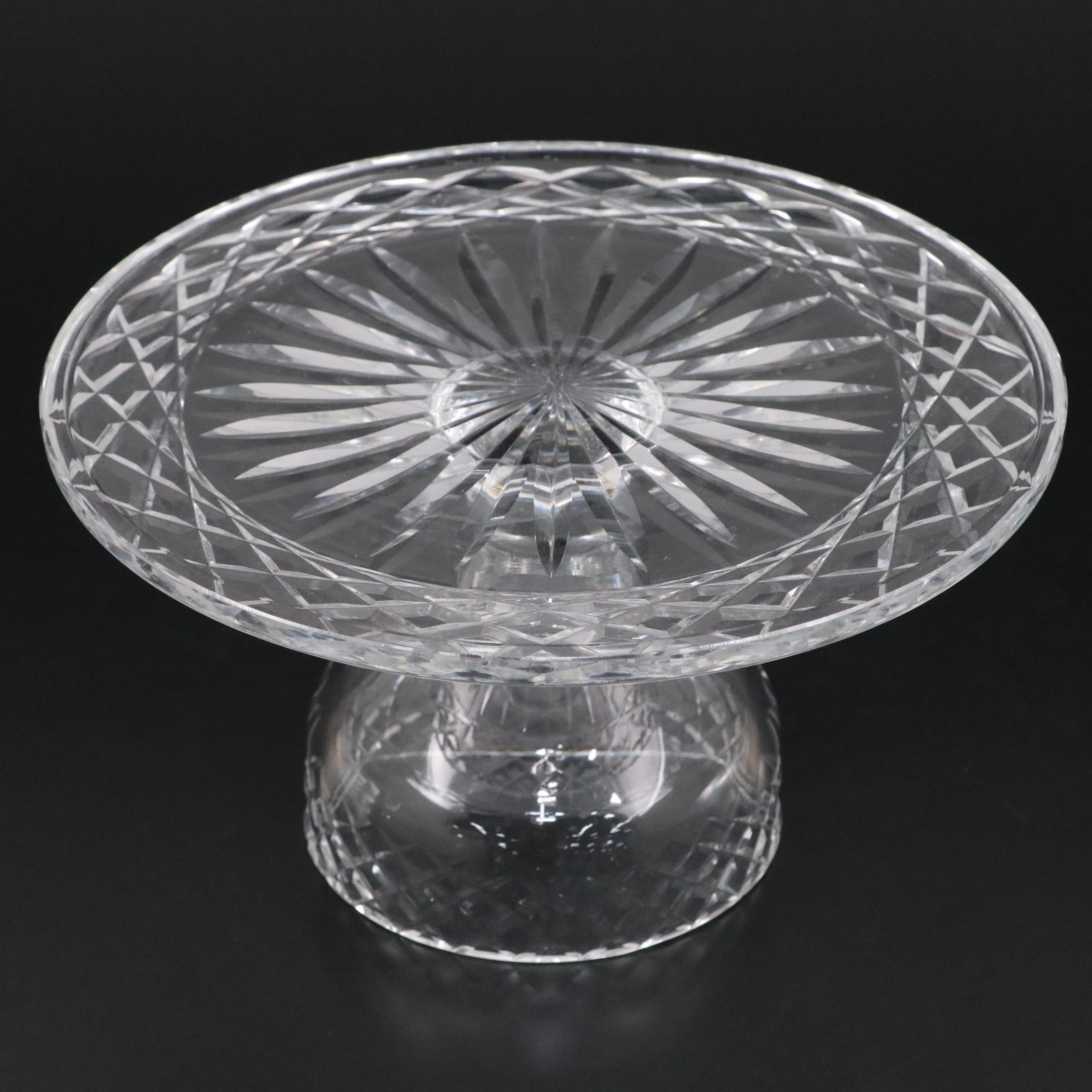 Waterford Crystal Cake Stand and Bridal Cake Knife