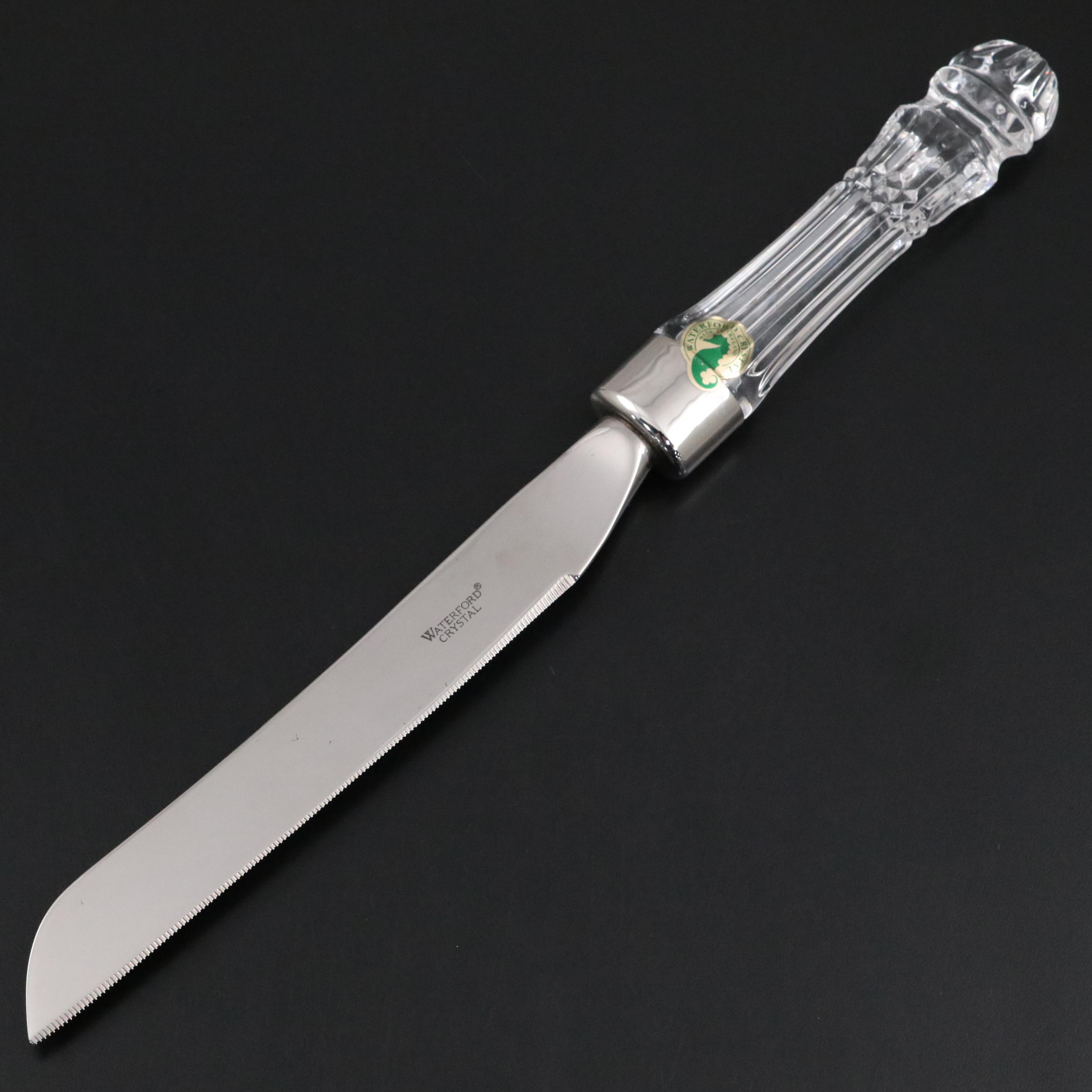 Waterford Crystal Cake Stand and Bridal Cake Knife