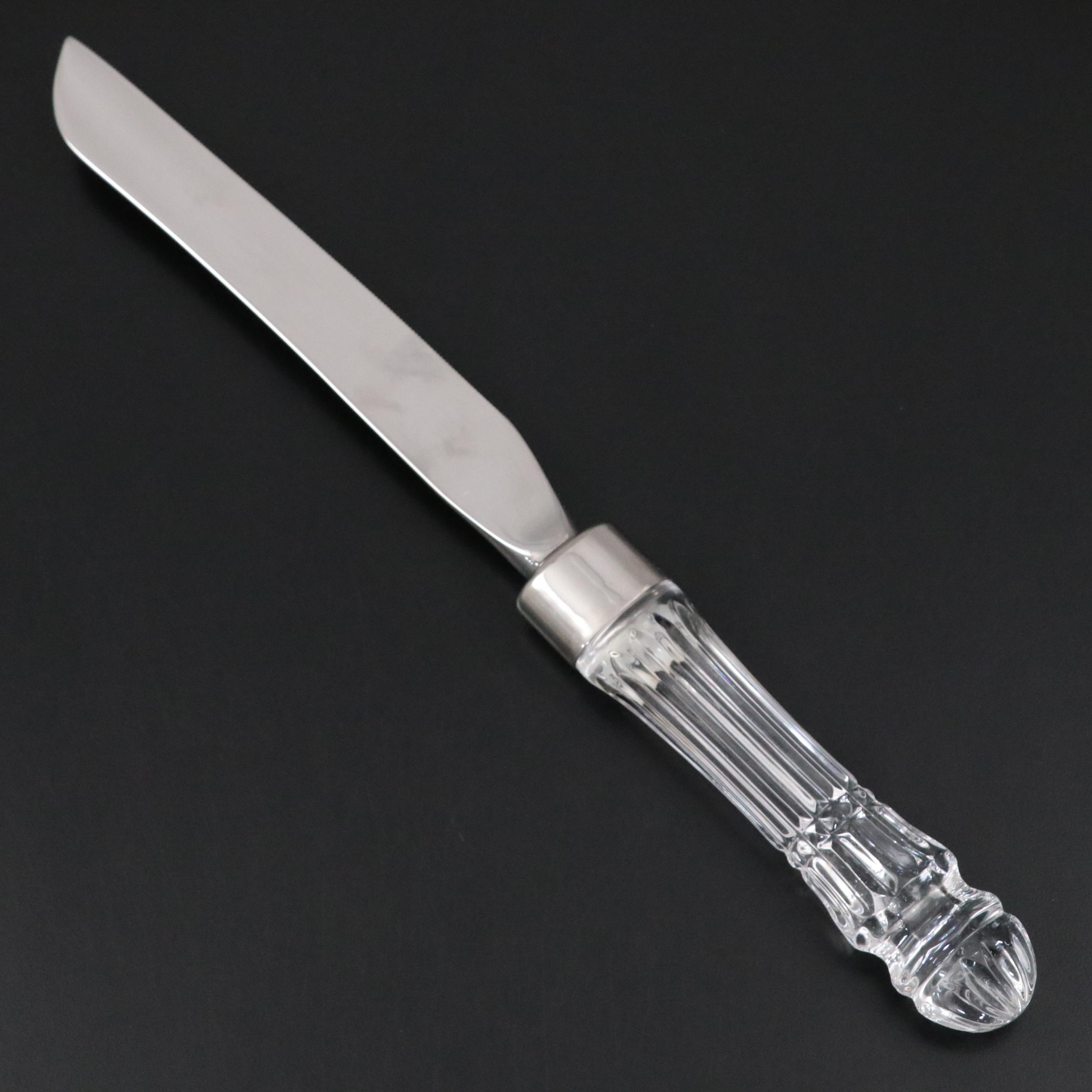 Waterford Crystal Cake Stand and Bridal Cake Knife