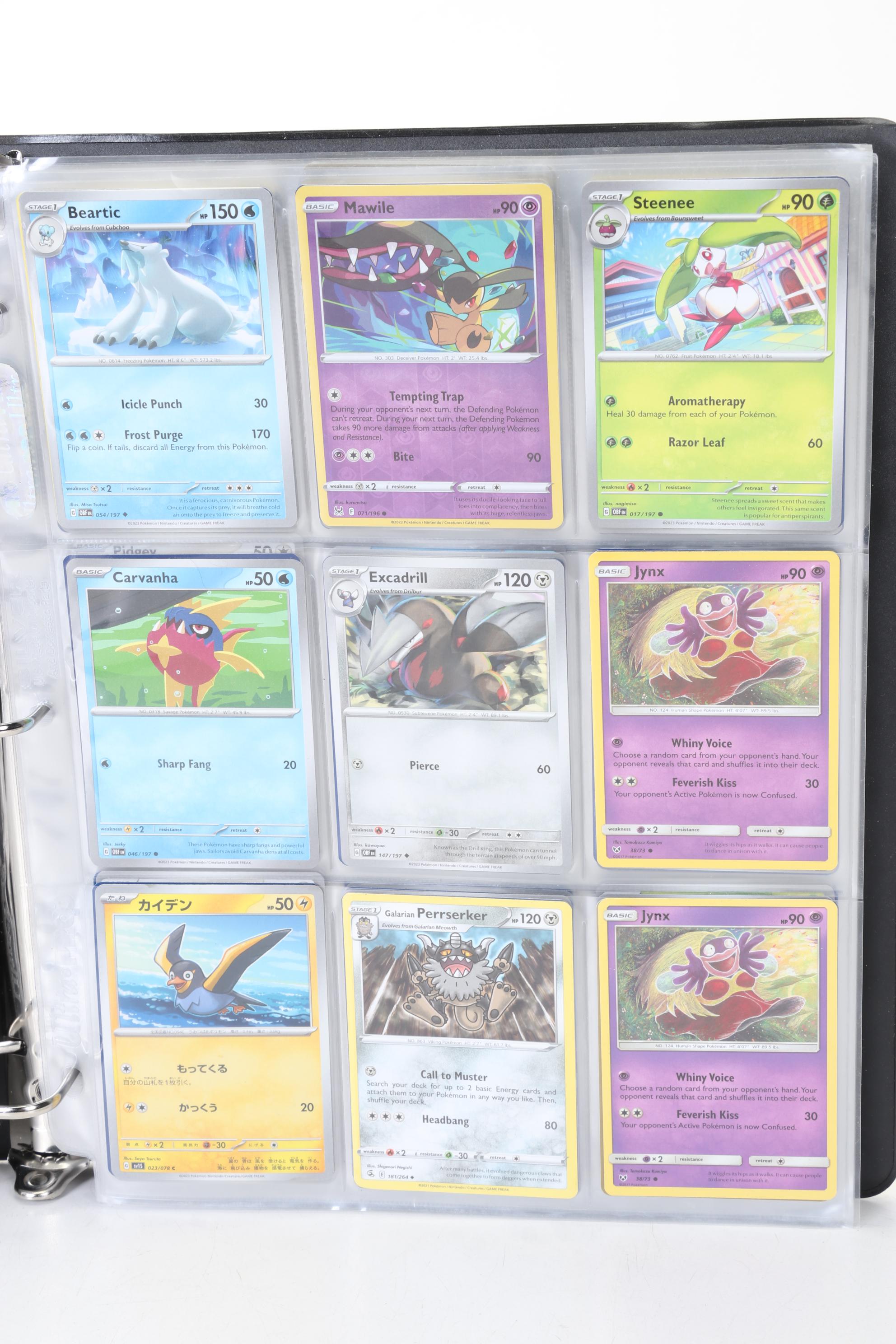 Pokémon Card Collection Featuring Japanese and Holos, 1999 - 2024