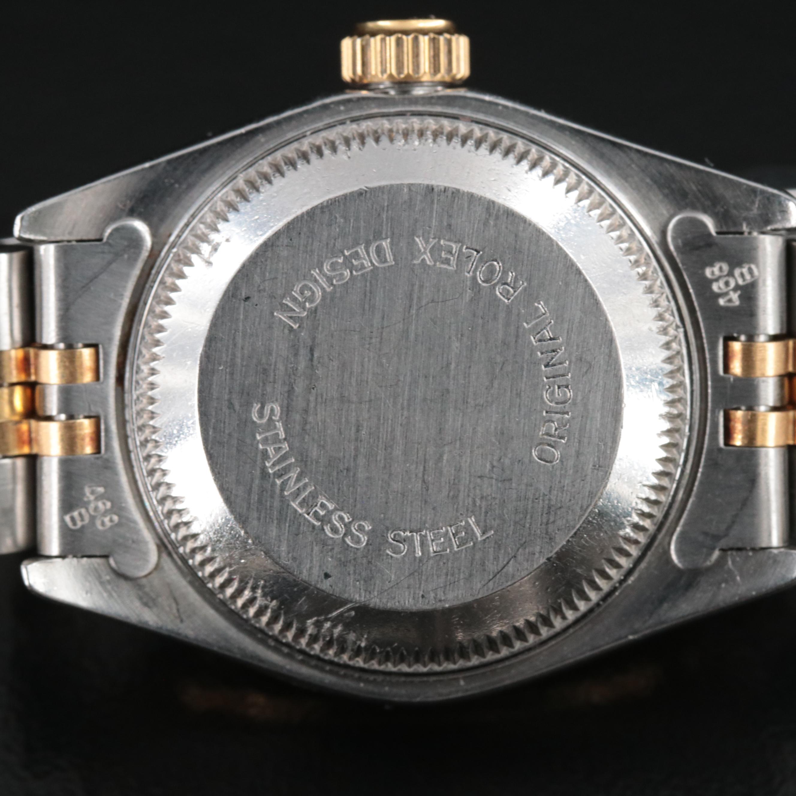 1989 Rolex Custom Diamond Dial and Bezel Datejust Watch