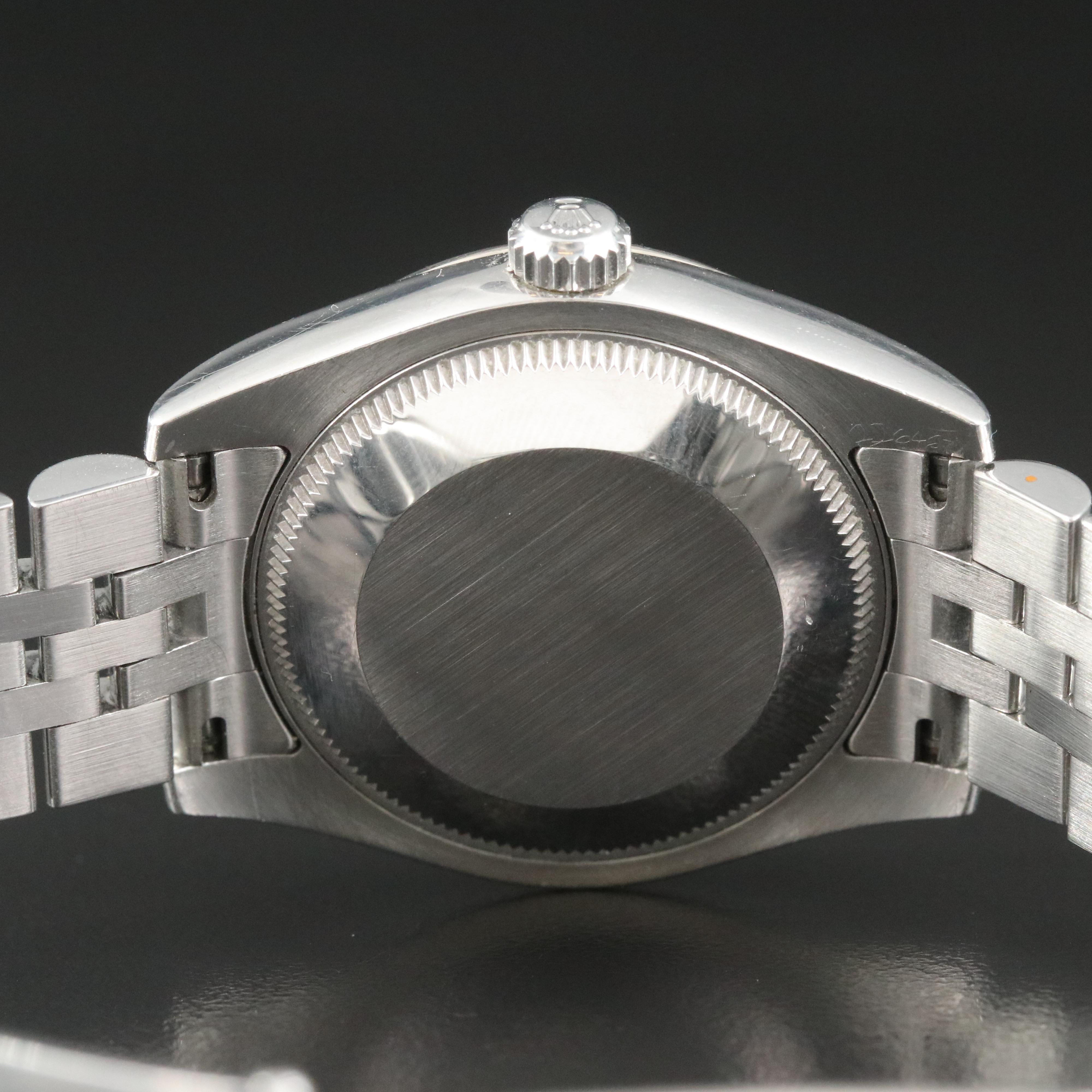 Rolex Oyster Perpetual Blue Roman Datejust Watch