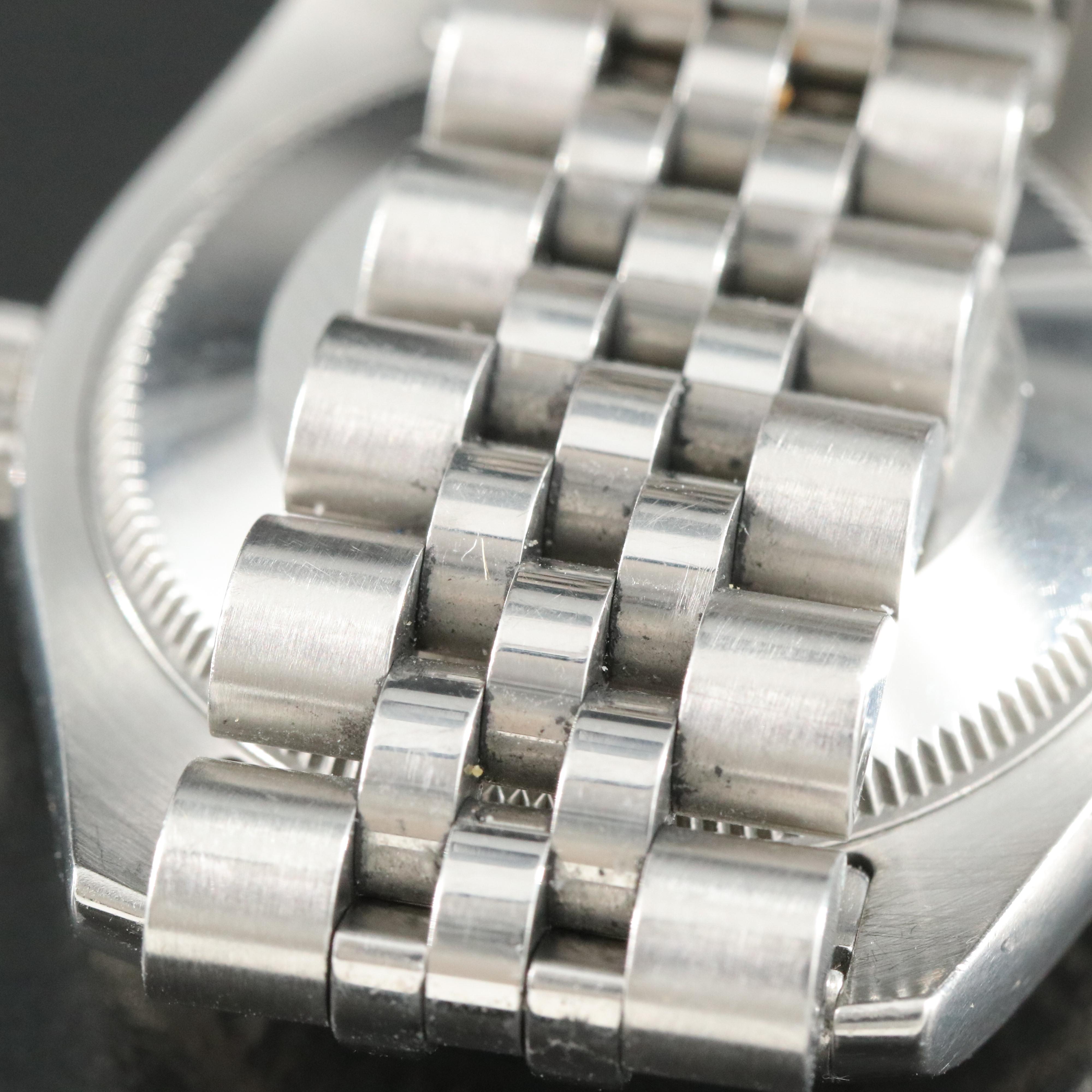 Rolex Oyster Perpetual Blue Roman Datejust Watch