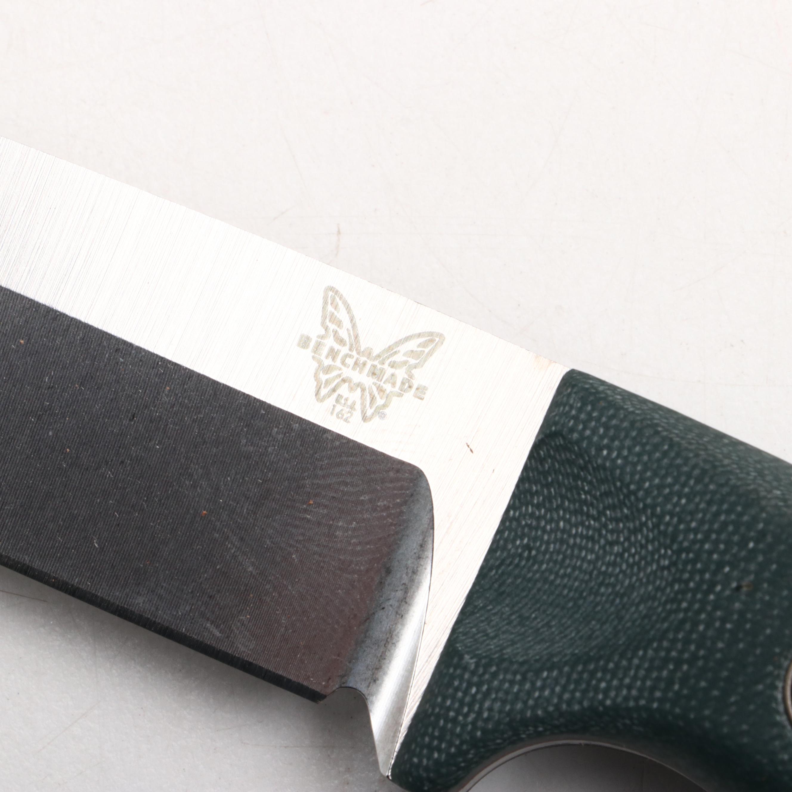 Benchmade Sibert Fixed Blade Knife with Gerber and Buck Folding Knives