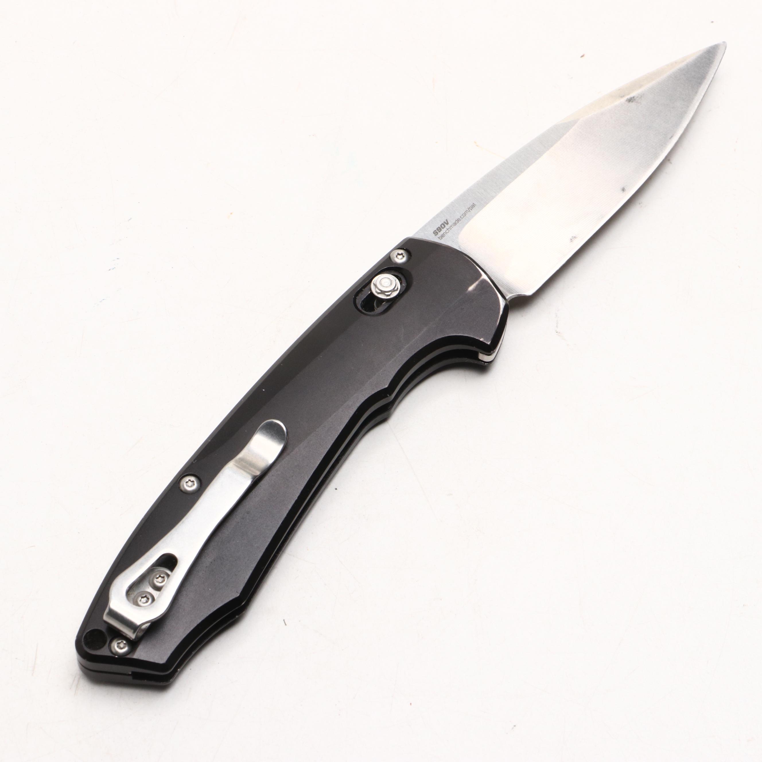 Benchmade 154CM and S90V Folding Knives and Sheath with Cutco Knife