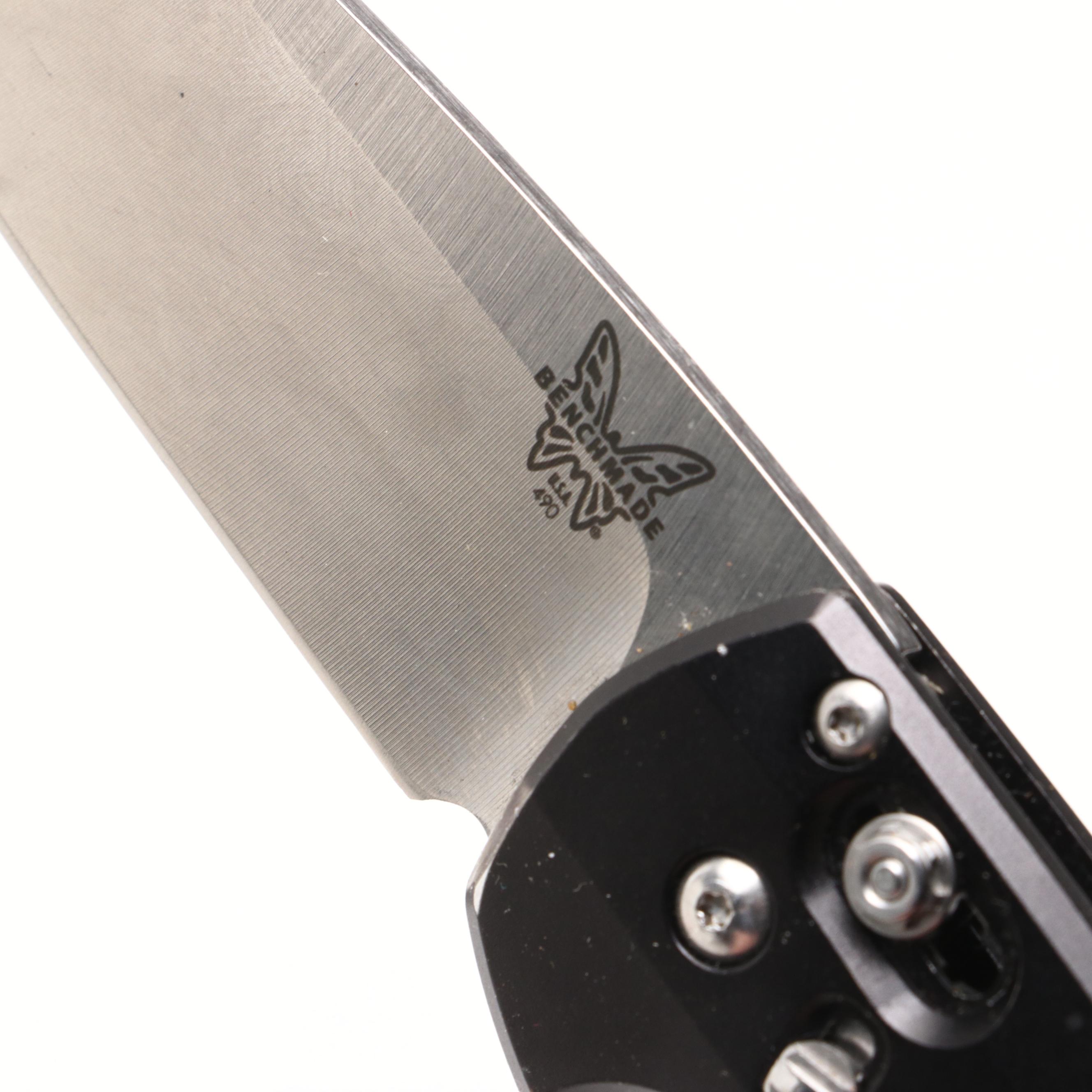 Benchmade 154CM and S90V Folding Knives and Sheath with Cutco Knife