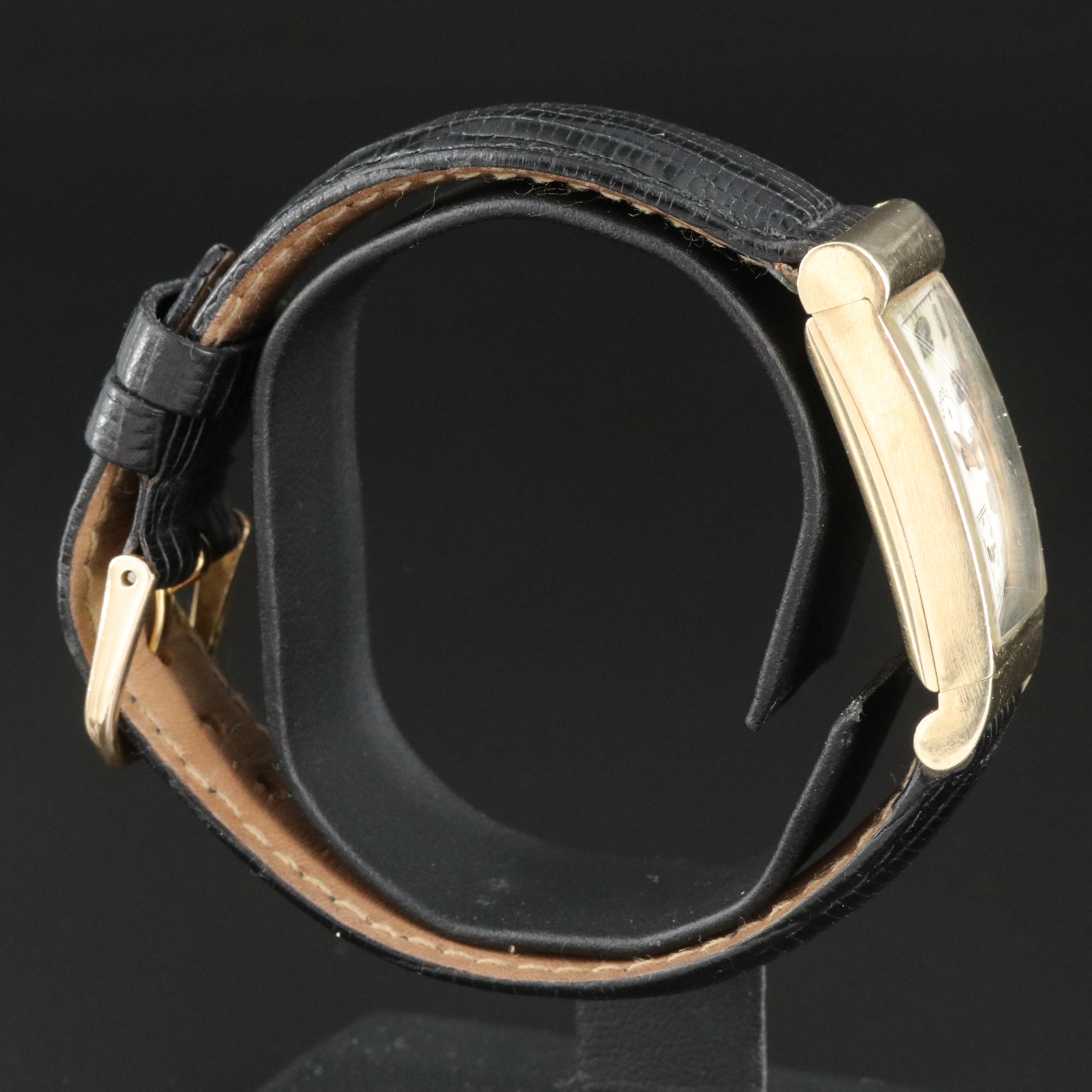 Vintage Lord Elgin 14K Tank Shape Watch