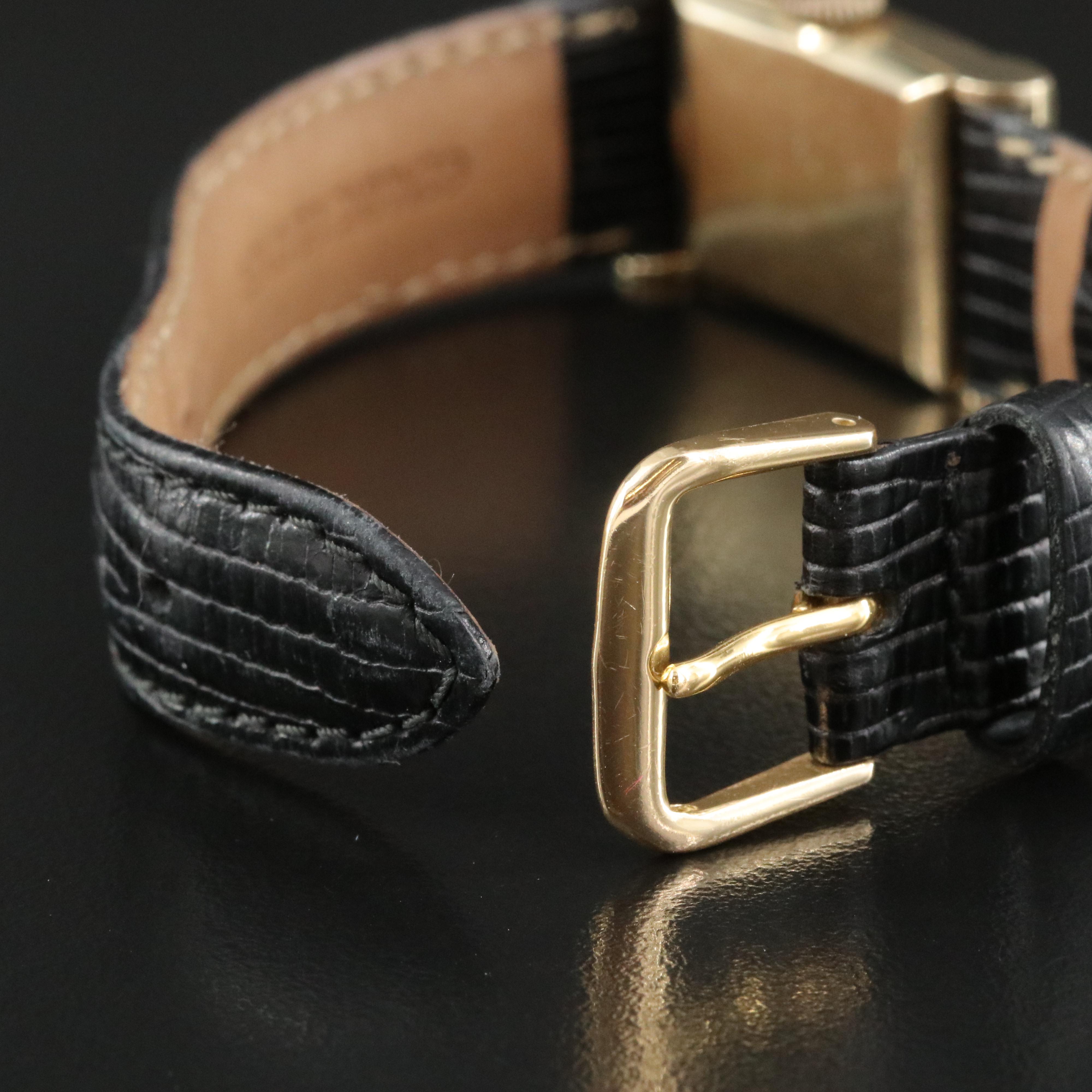 Vintage Lord Elgin 14K Tank Shape Watch