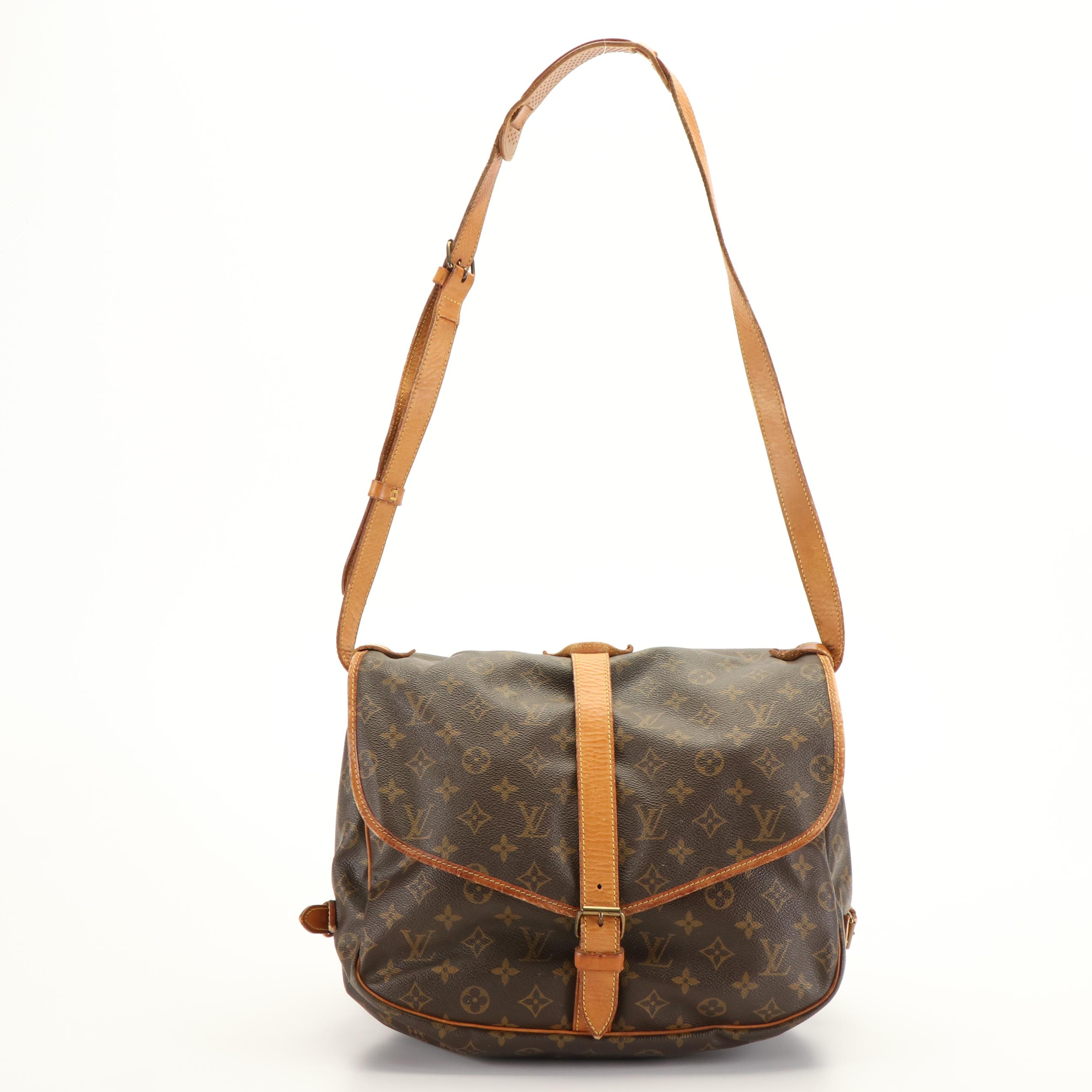 Louis Vuitton Saumur 35 Shoulder Bag in Monogram Canvas