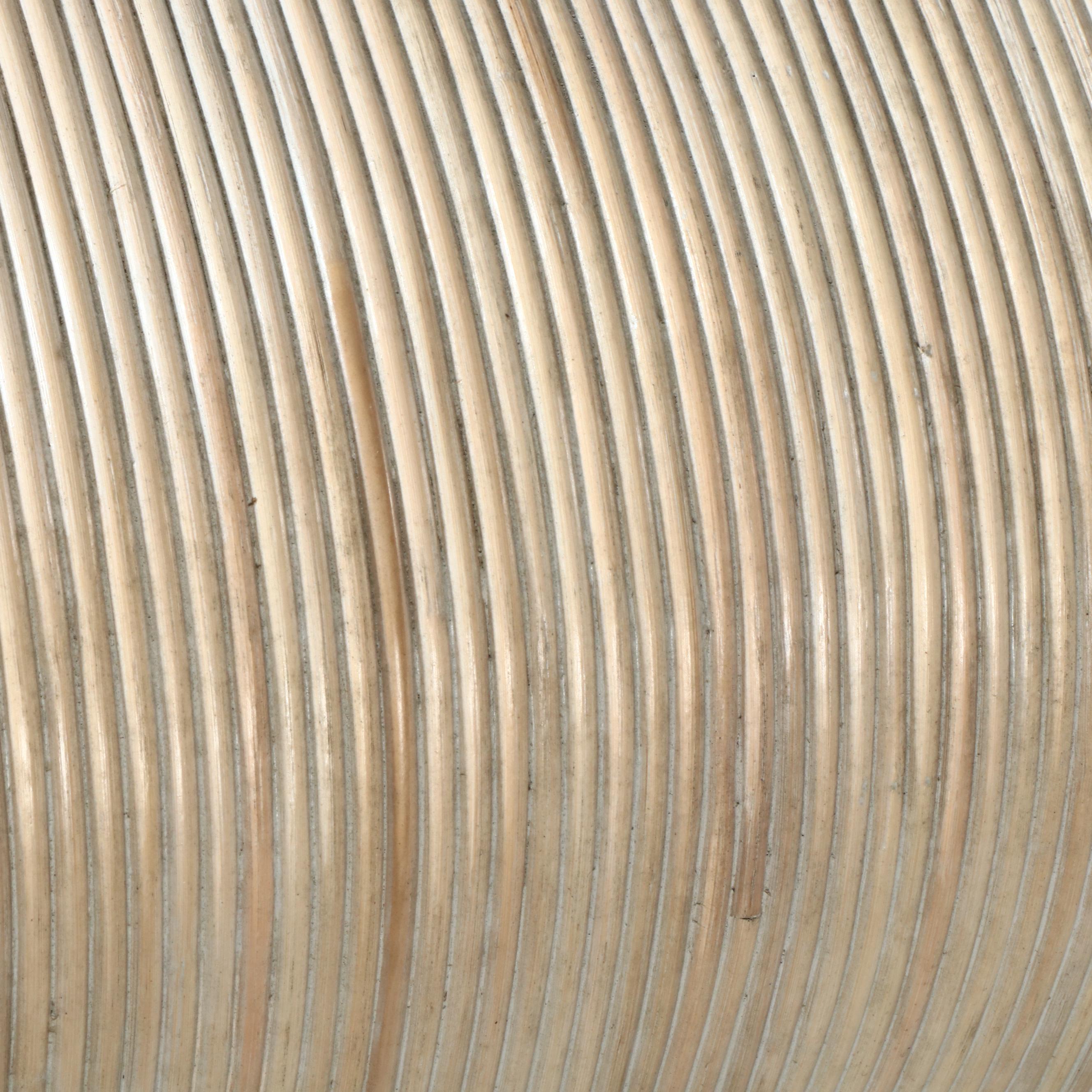 Modern Sculptural Split Reed Chaise Longue, Manner of Betty Cobonpue