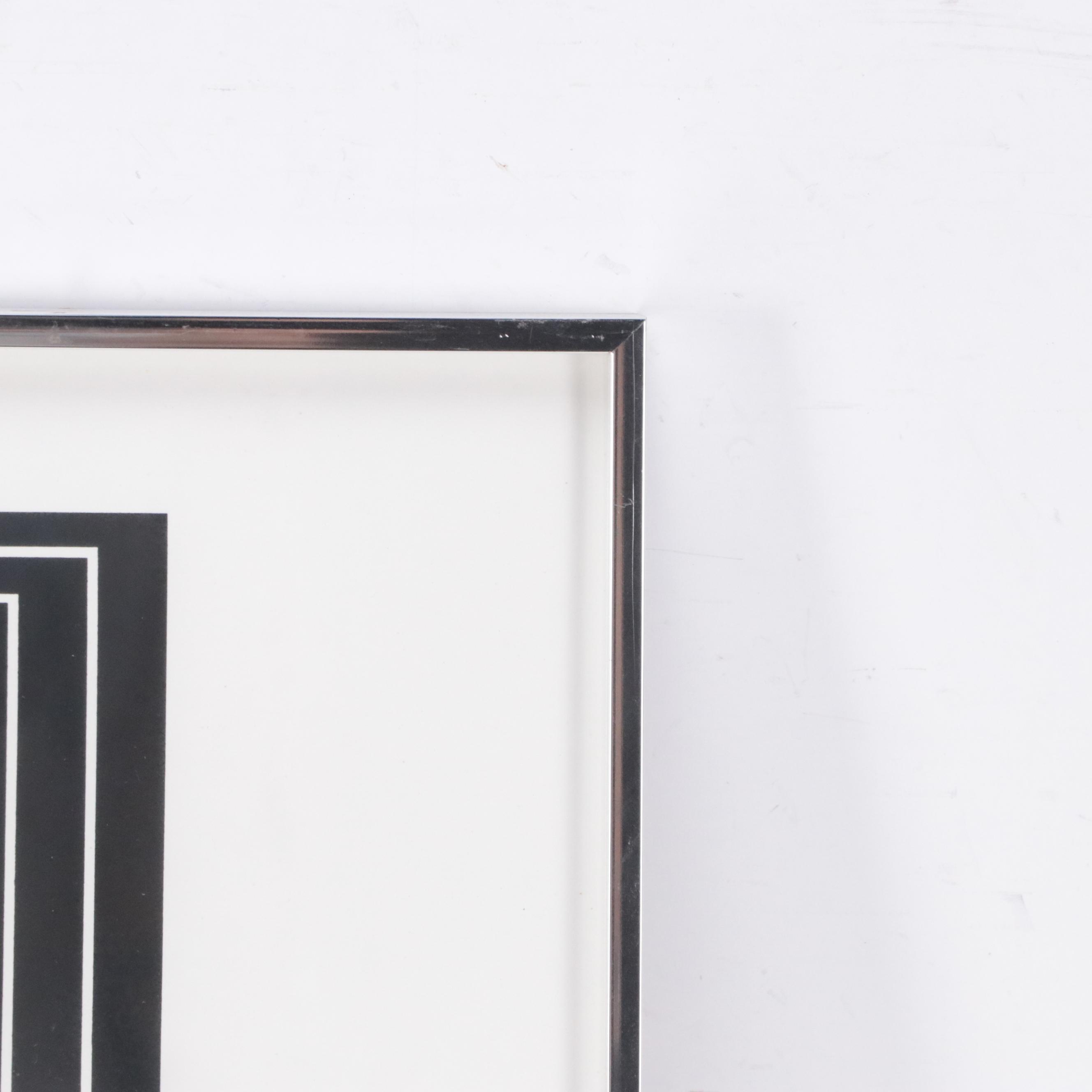 Josef Albers Serigraph from "Formulation: Articulation" Suite, 1972