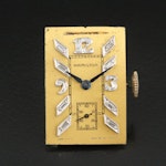 1940s Hamilton Diamond Dial Watch Movement