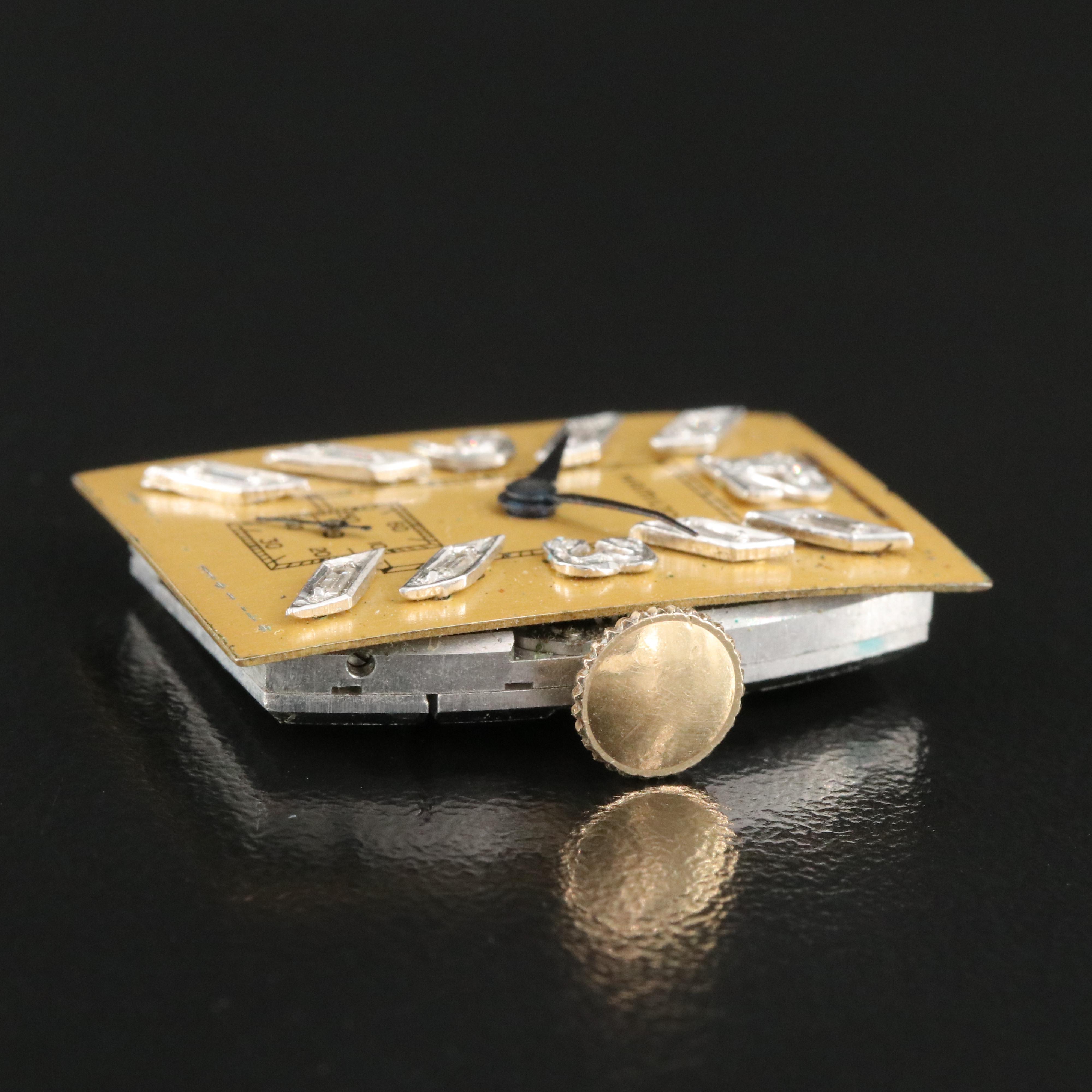 1940s Hamilton Diamond Dial Watch Movement