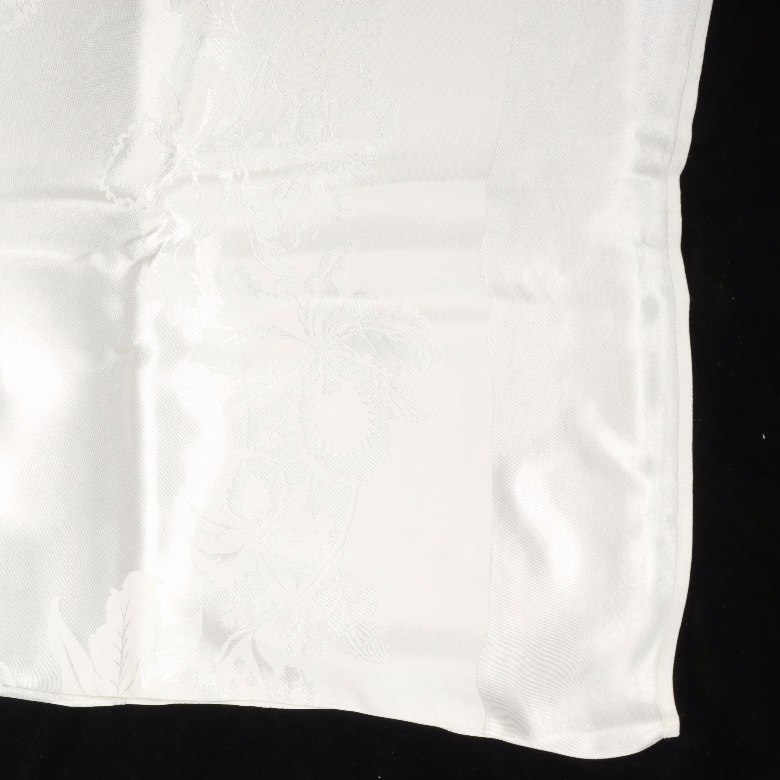 Lace Tablecloths with Other Linens, Early to Mid-20th Century