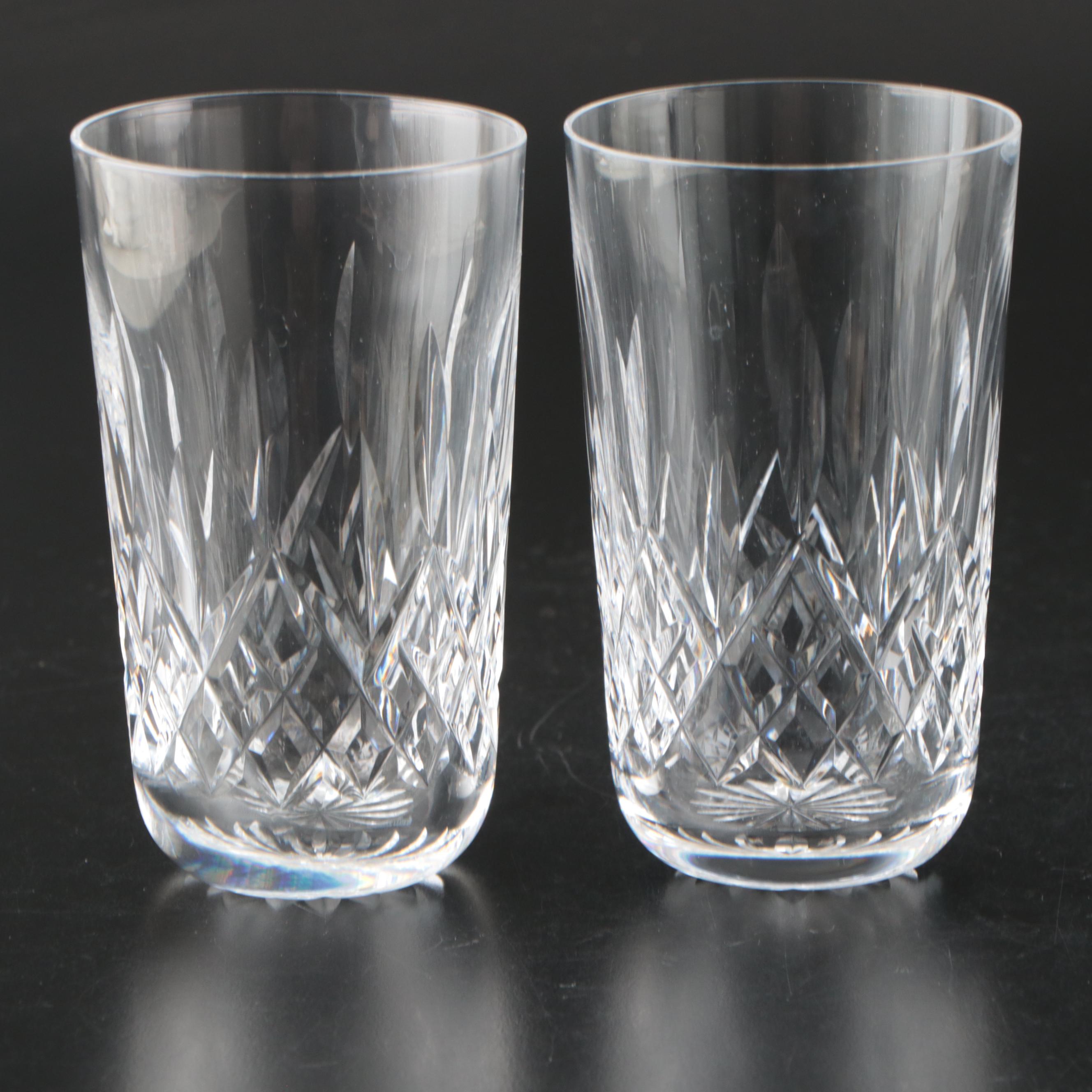 Waterford Crystal "Lismore" Iced Tea Glasses and Highball Glasses