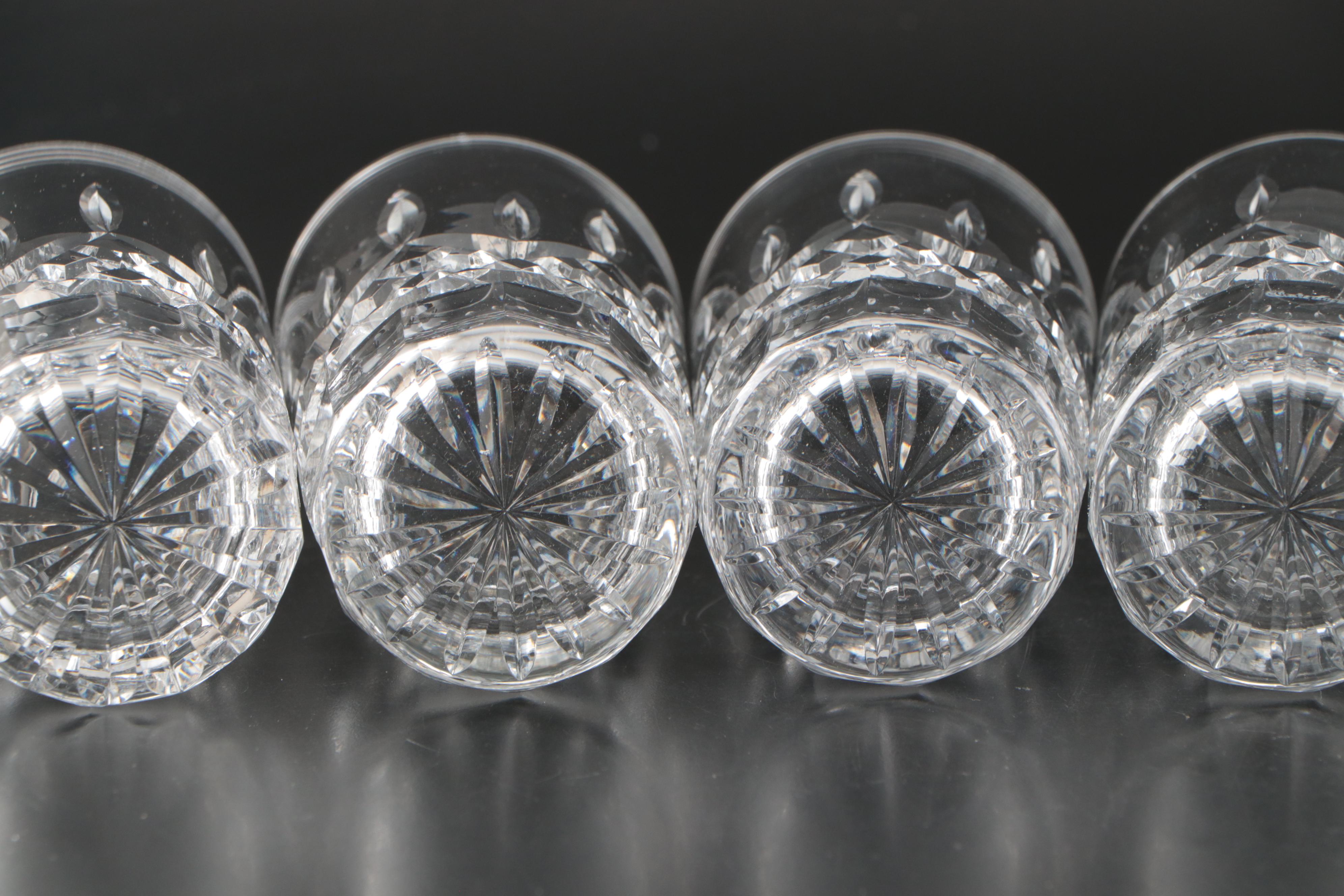 Waterford Crystal "Lismore" Iced Tea Glasses and Highball Glasses