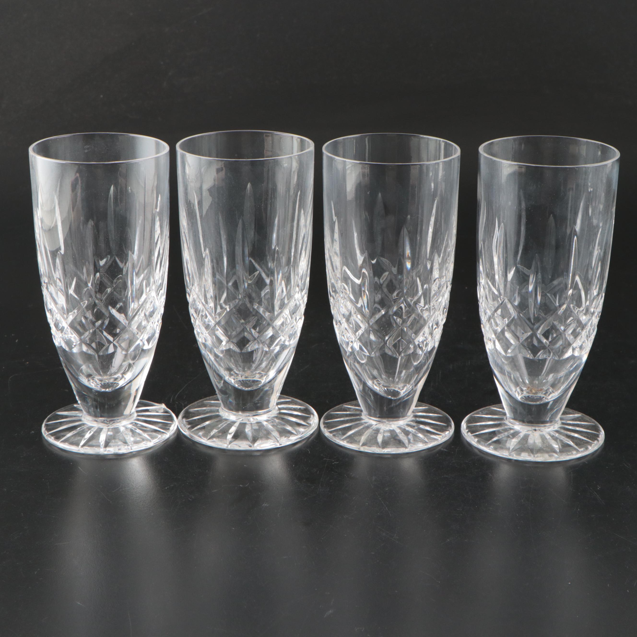 Waterford Crystal "Lismore" Iced Tea Glasses and Highball Glasses