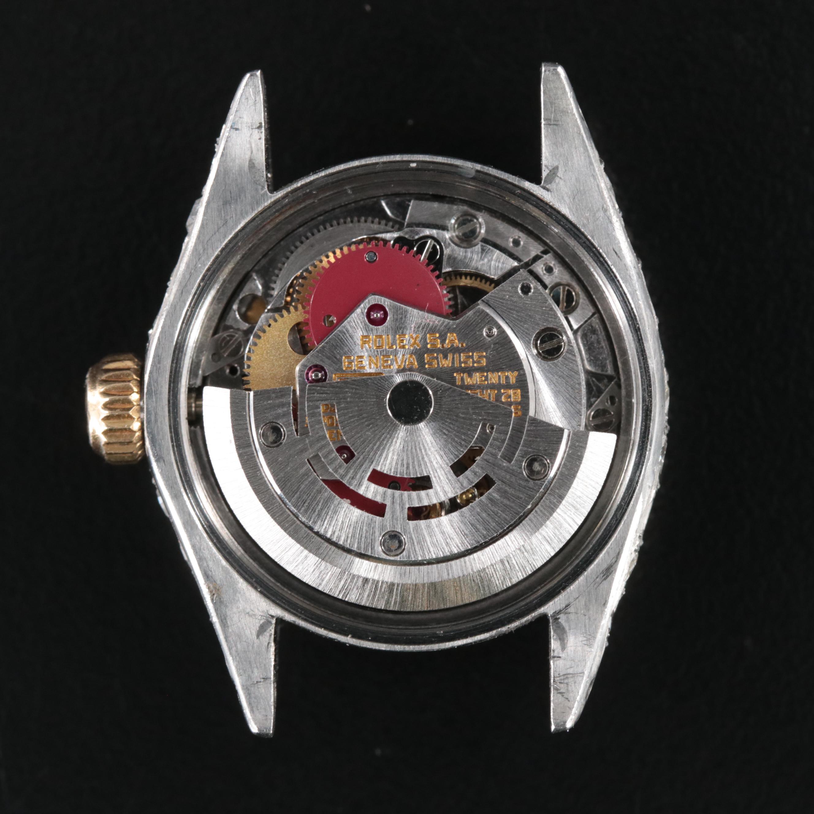 1981 Rolex Oyster Perpetual Zephyr Dial and Bezel Watch