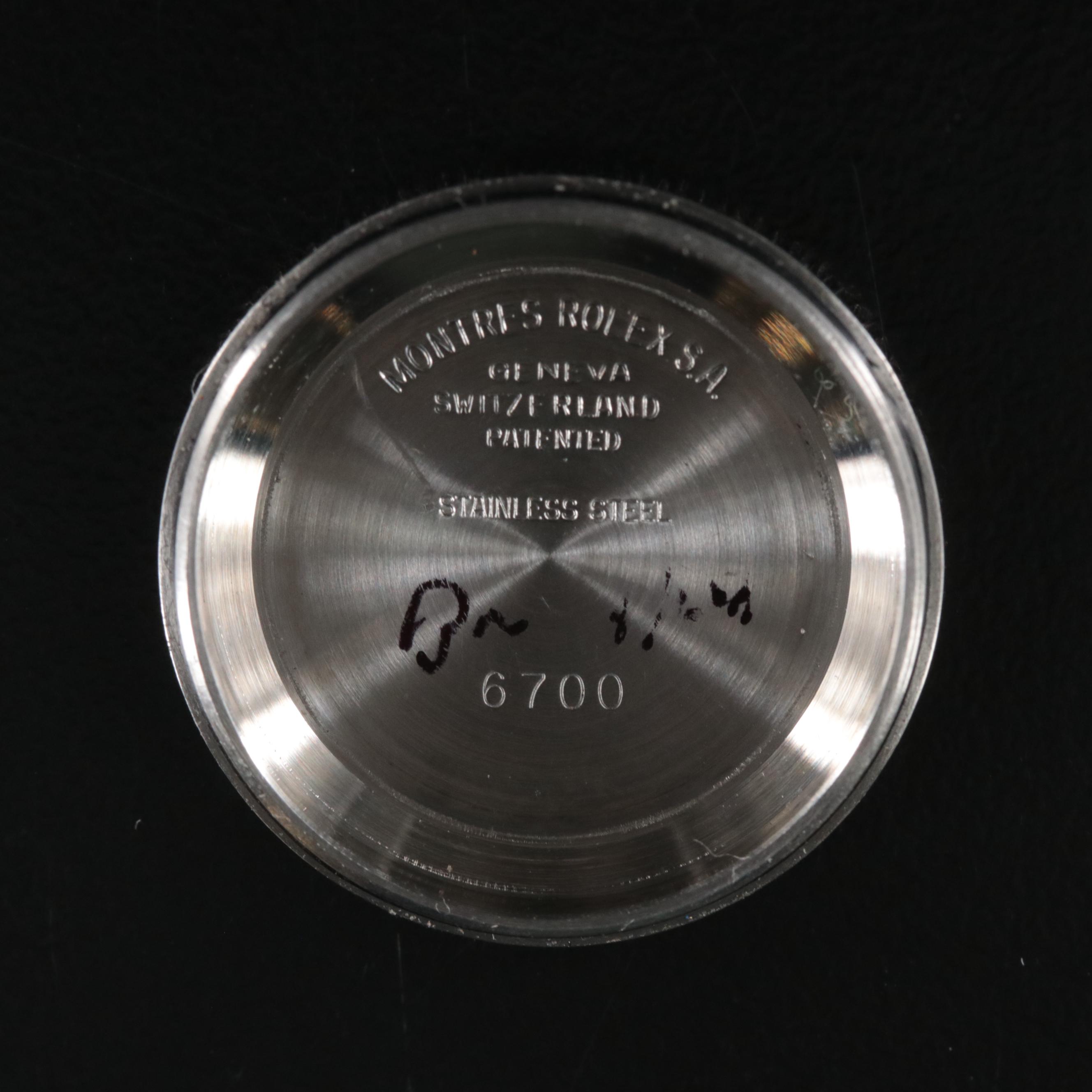 1981 Rolex Oyster Perpetual Zephyr Dial and Bezel Watch