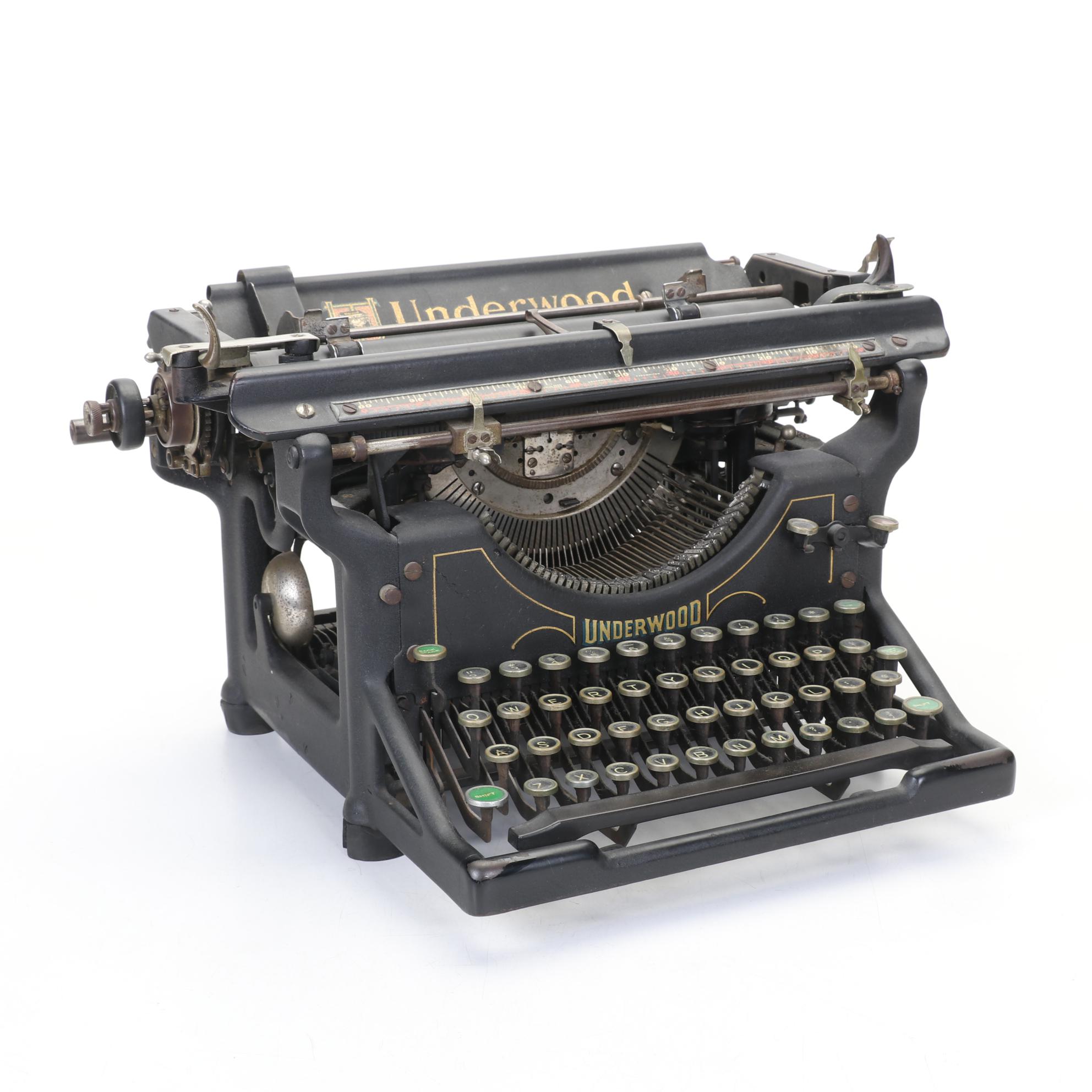 Underwood No. 5 Typewriter, 1914