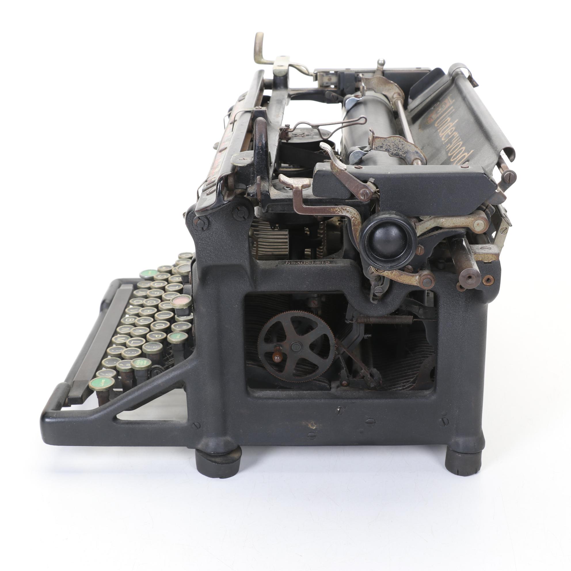 Underwood No. 5 Typewriter, 1914