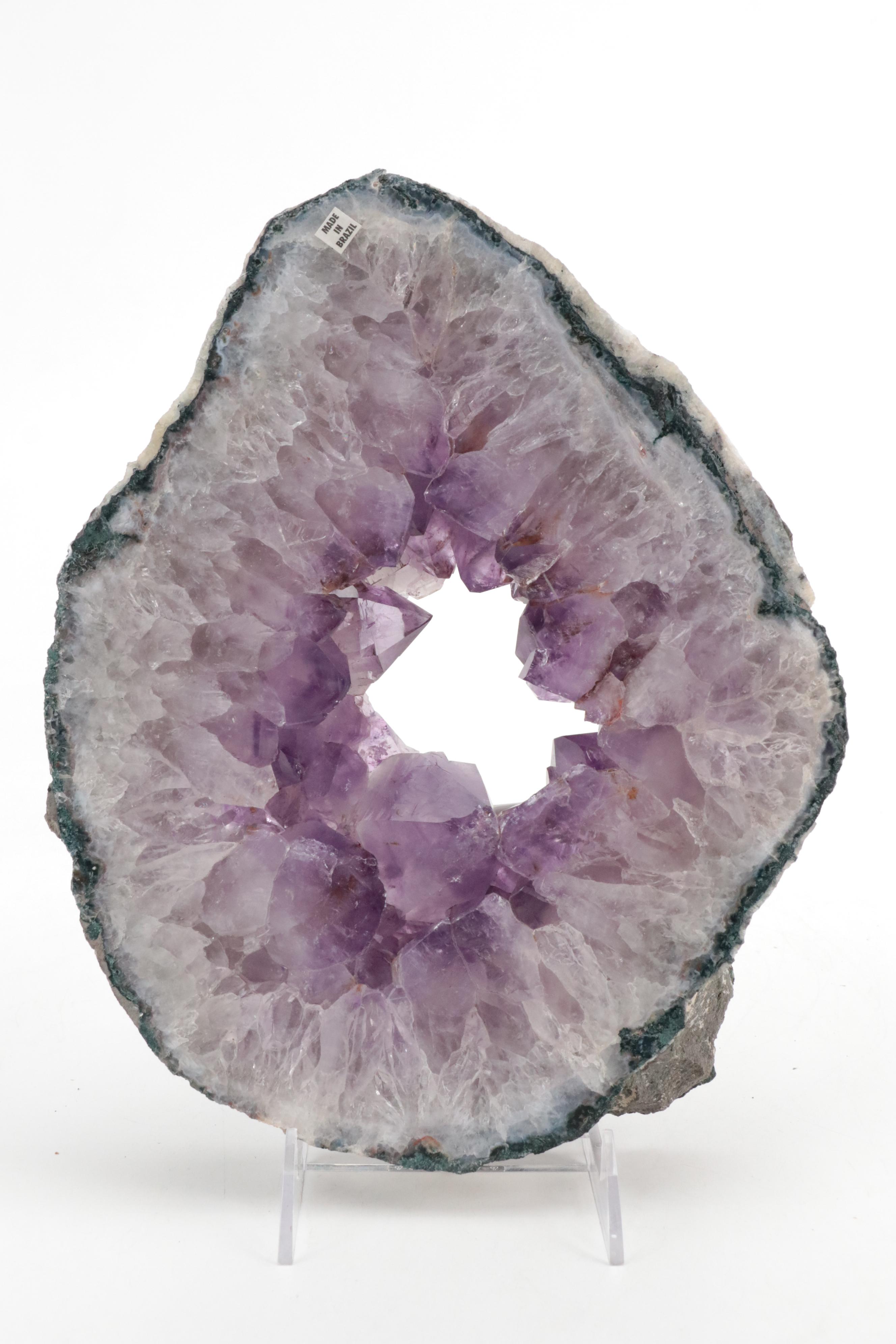 Amethyst Geode Slice