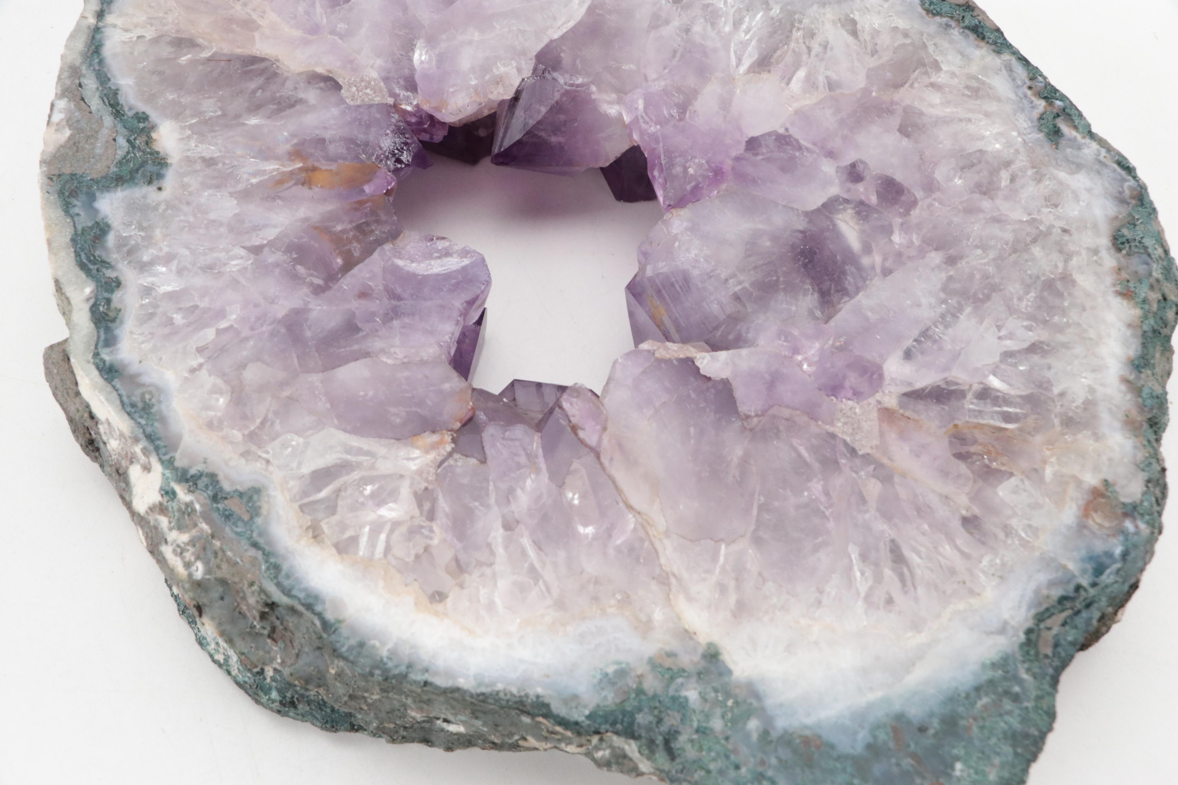 Amethyst Geode Slice