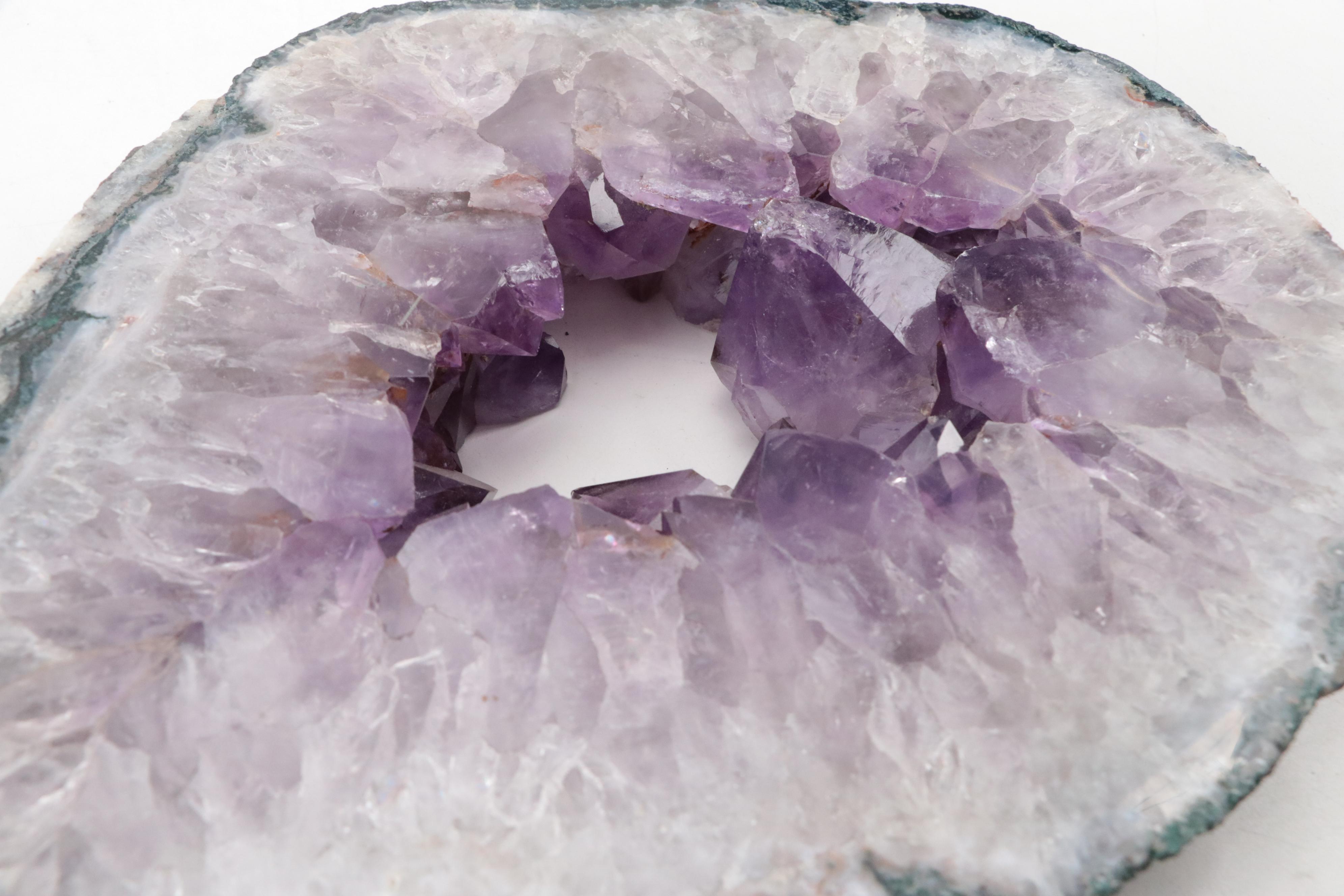 Amethyst Geode Slice