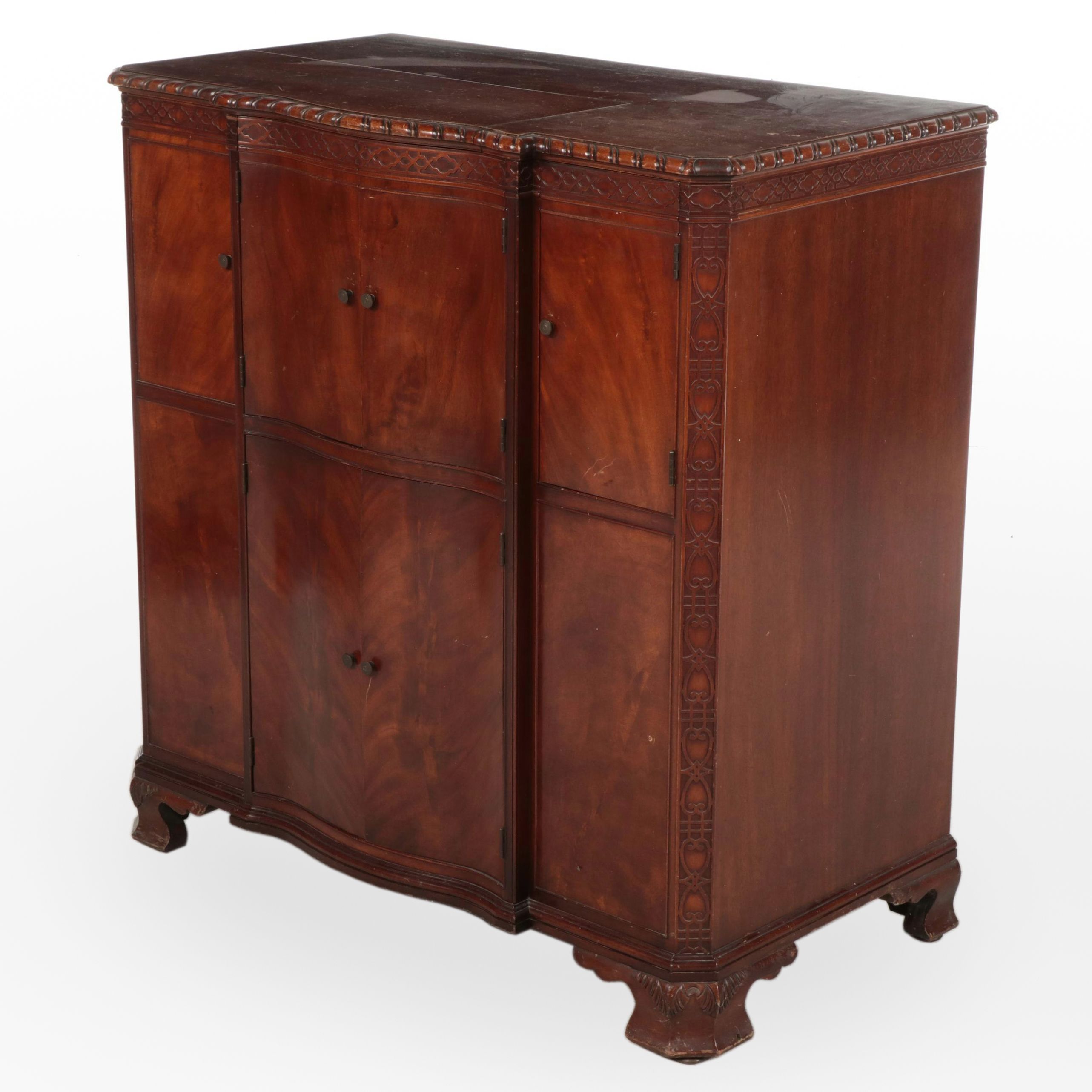 Federal Style Capehart Mahogany Stereo Cabinet, Mid-20th Century