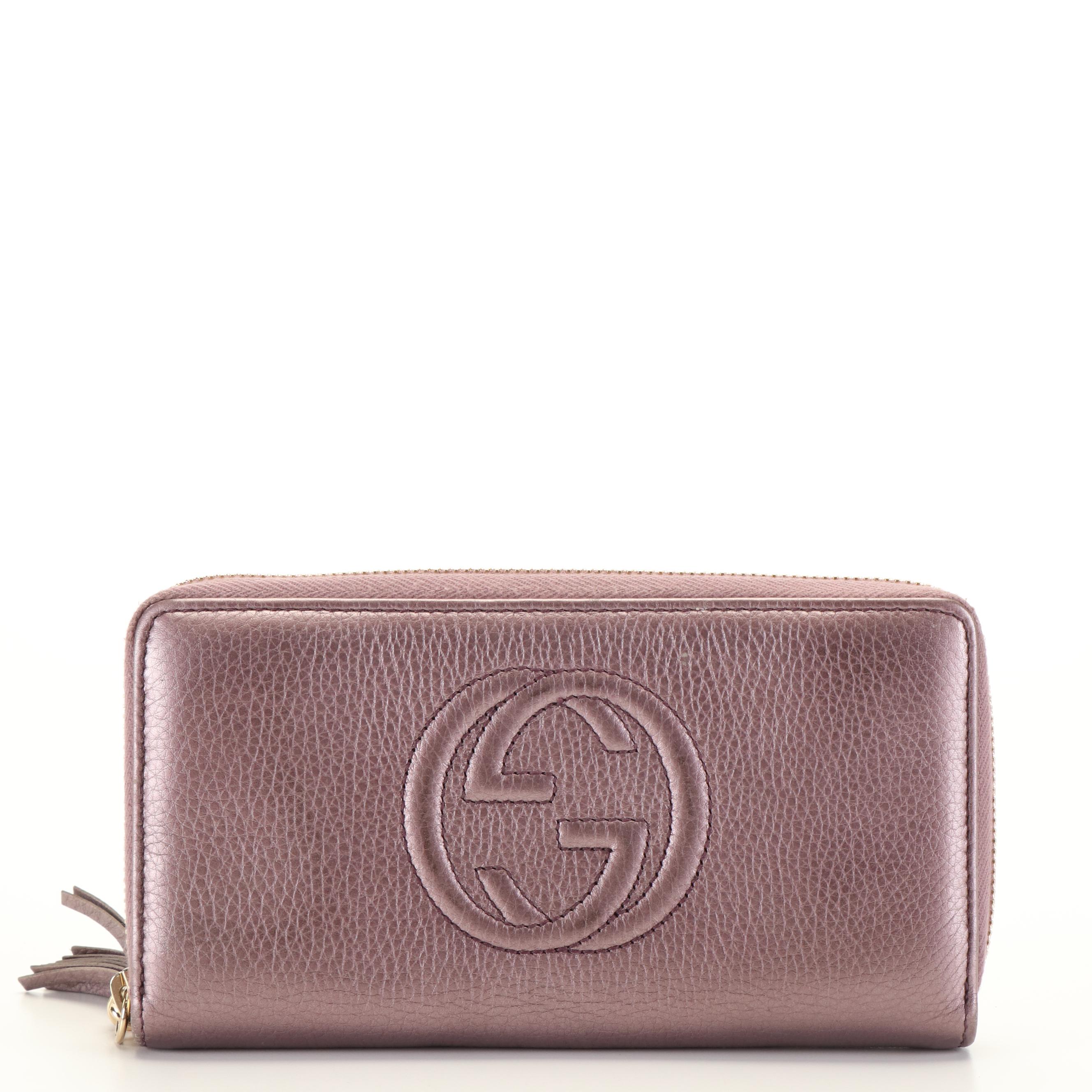 Gucci soho zip around wallet clearance