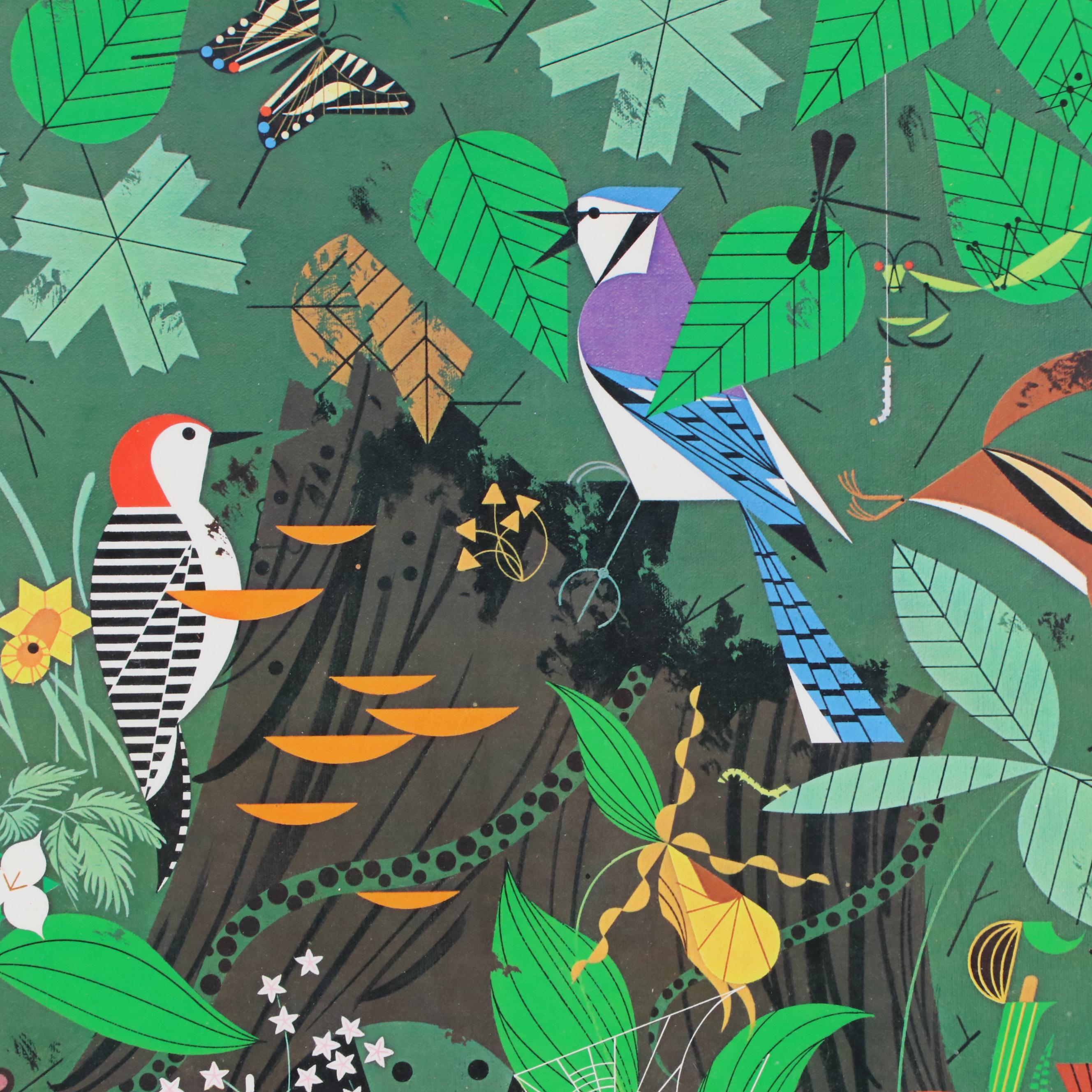 Cincinnati Nature Center Charley Harper Offset Lithograph Poster