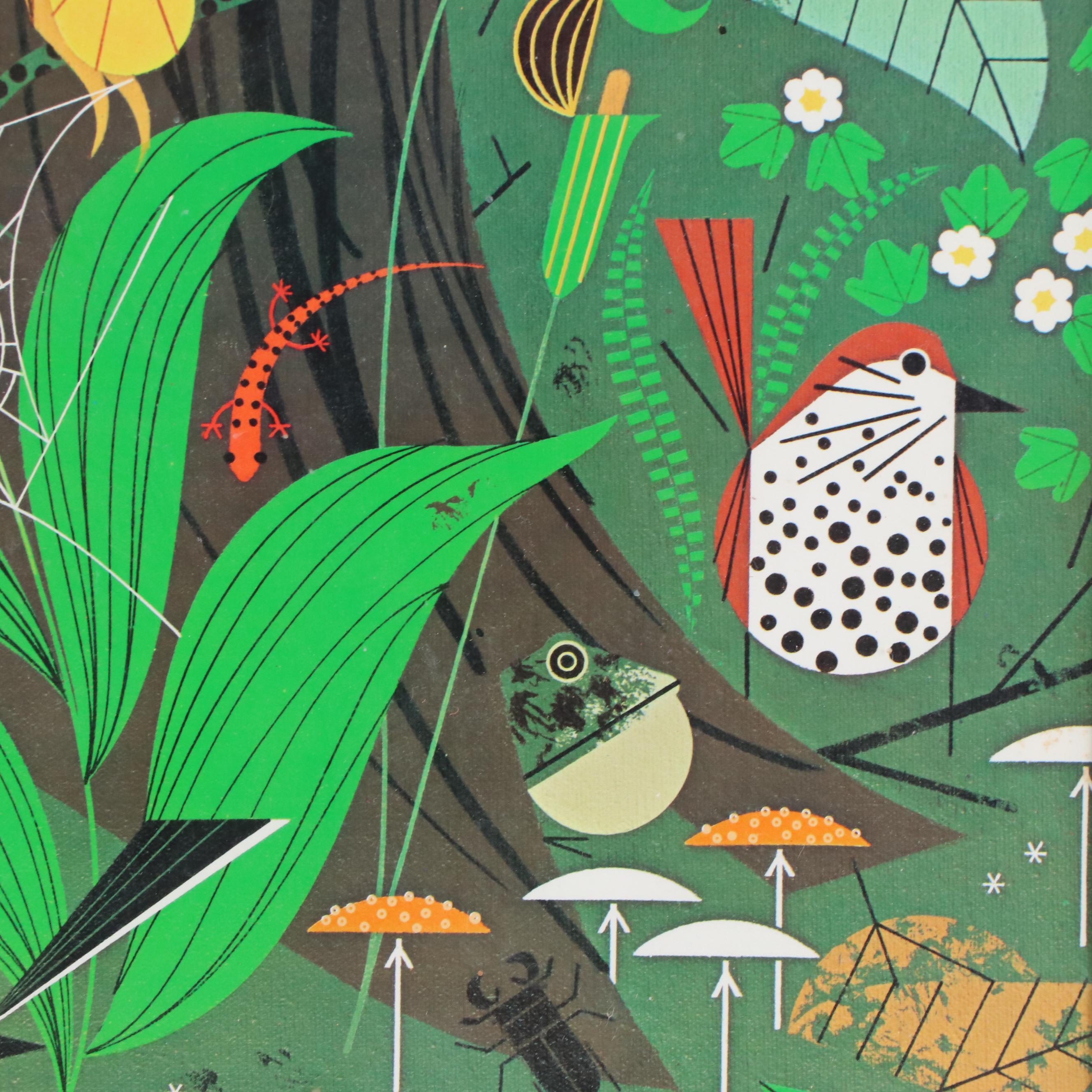 Cincinnati Nature Center Charley Harper Offset Lithograph Poster