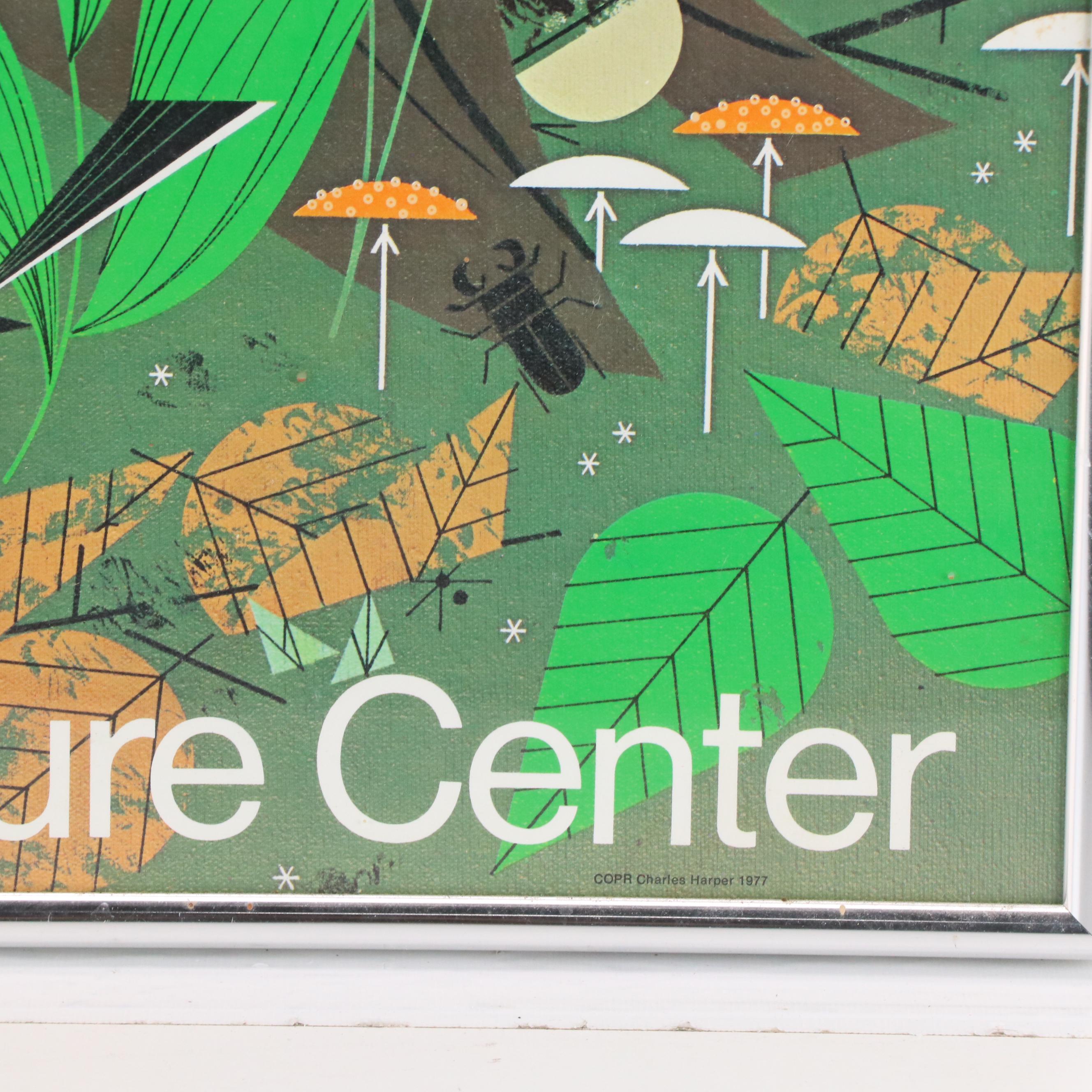 Cincinnati Nature Center Charley Harper Offset Lithograph Poster