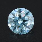 Loose 3.04 CT Lab Grown Fancy Greenish Blue Diamond