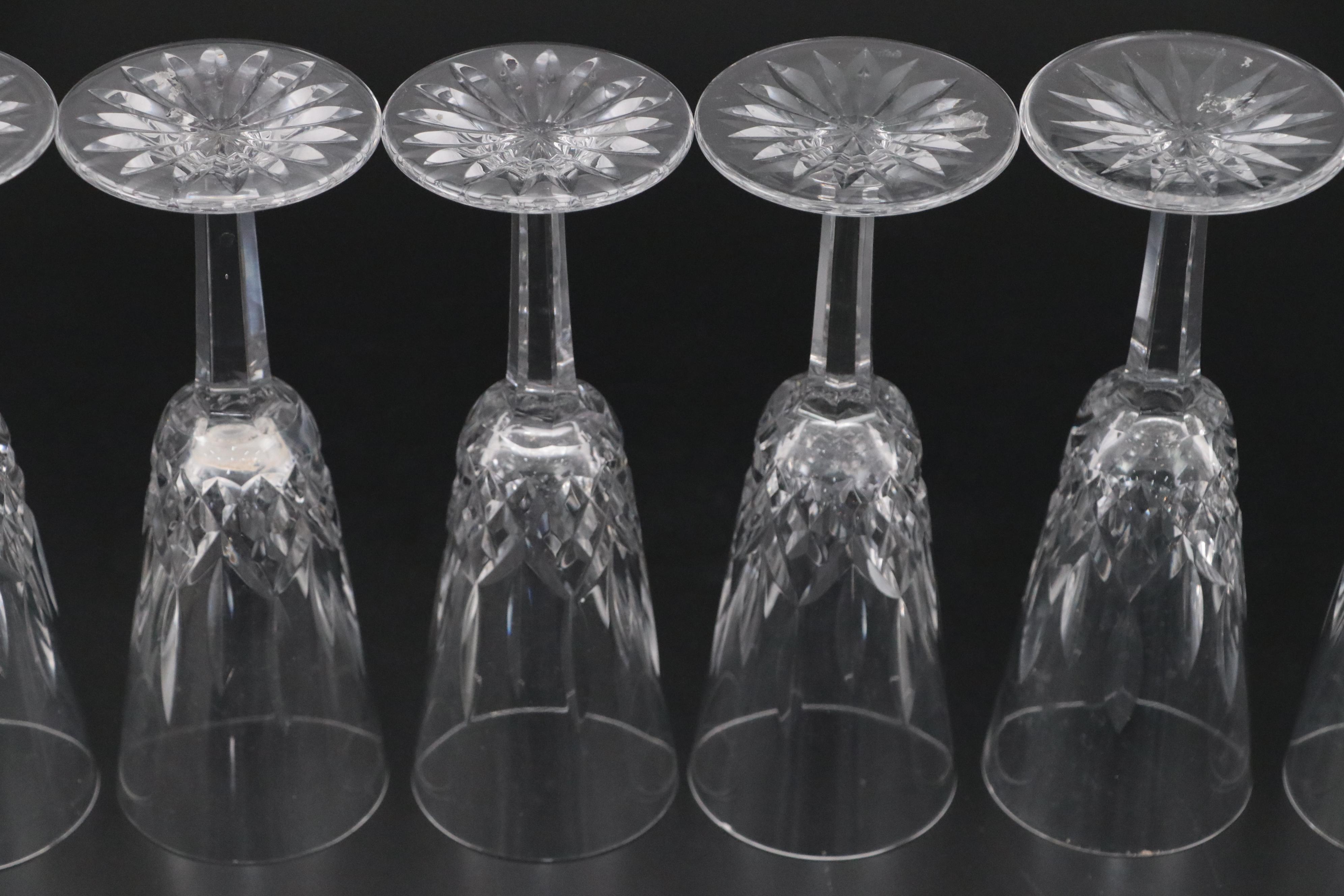 Waterford "Lismore" Crystal Champagne Flutes