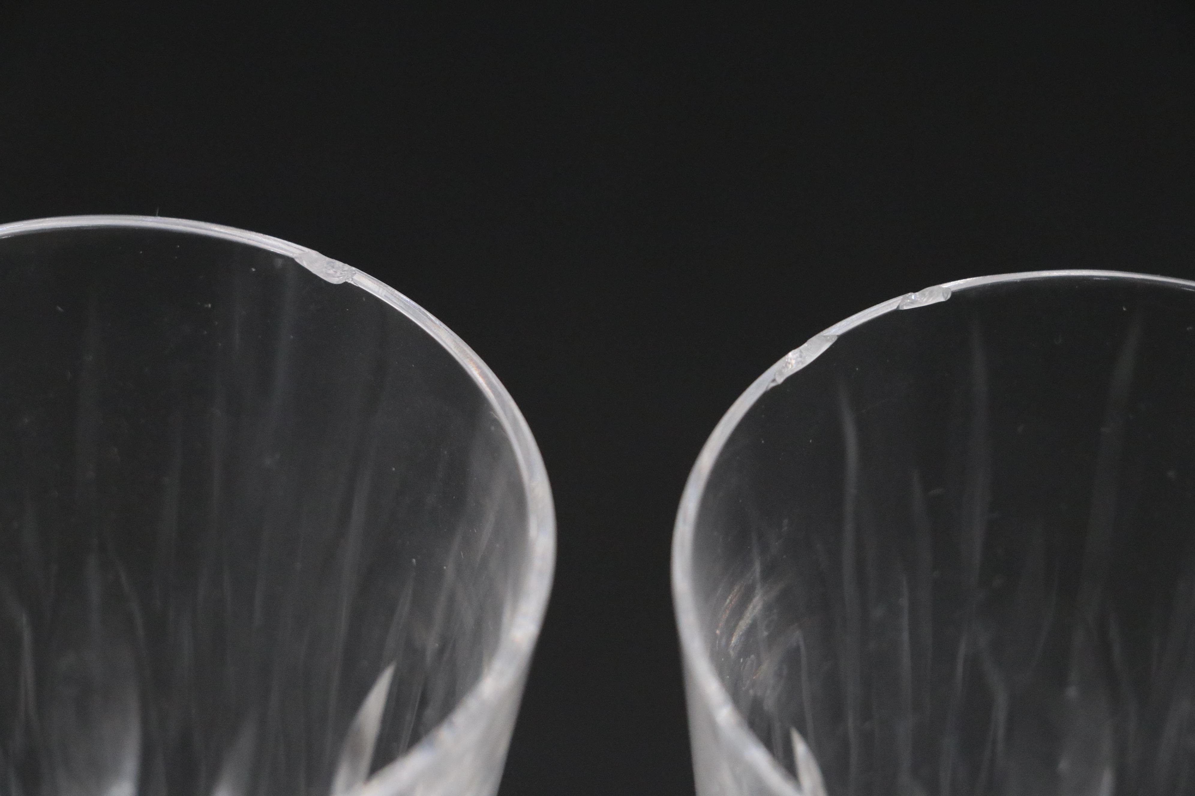 Waterford "Lismore" Crystal Champagne Flutes