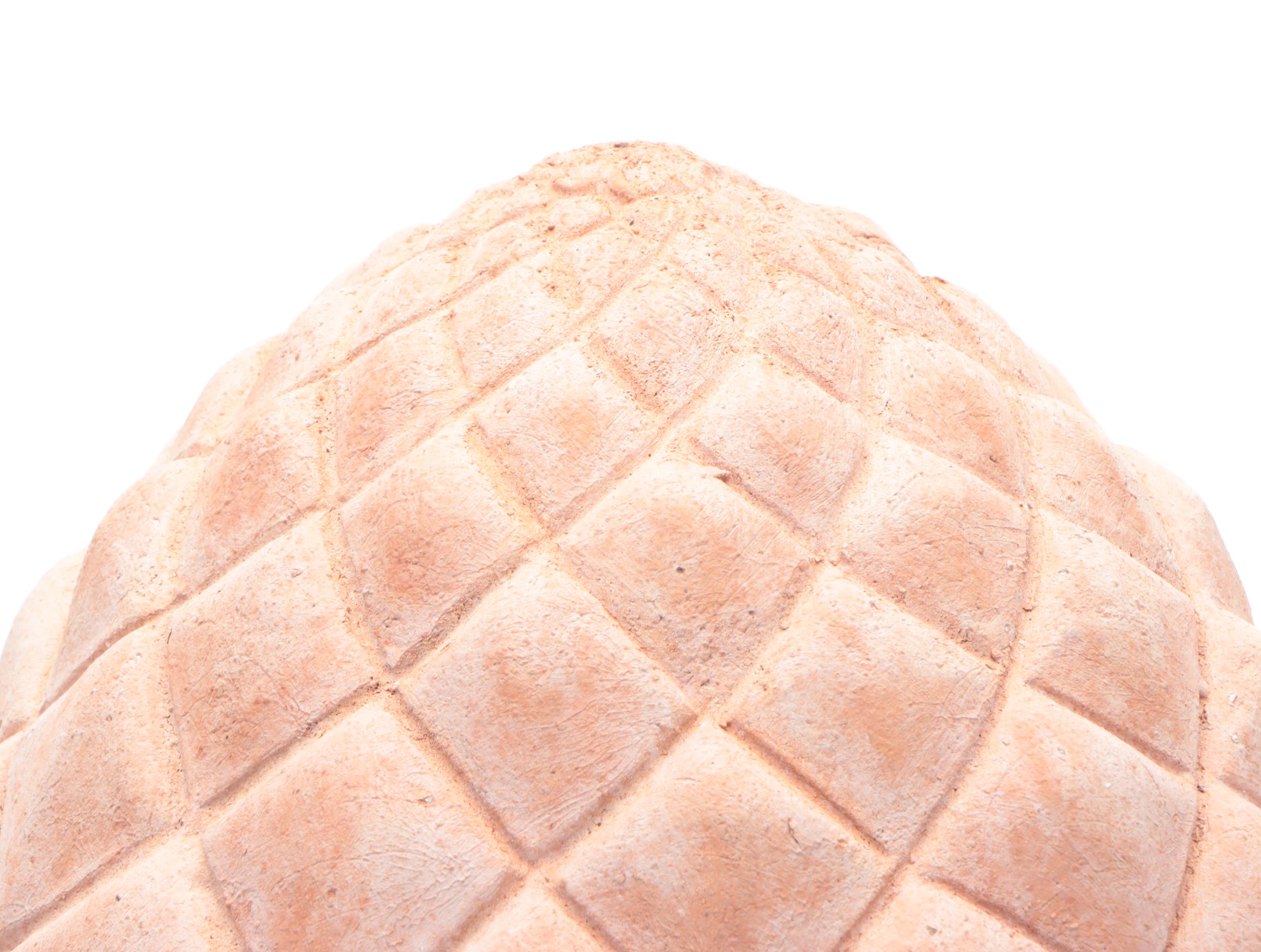 Mold Cast Terracotta Artichoke Patio Finials