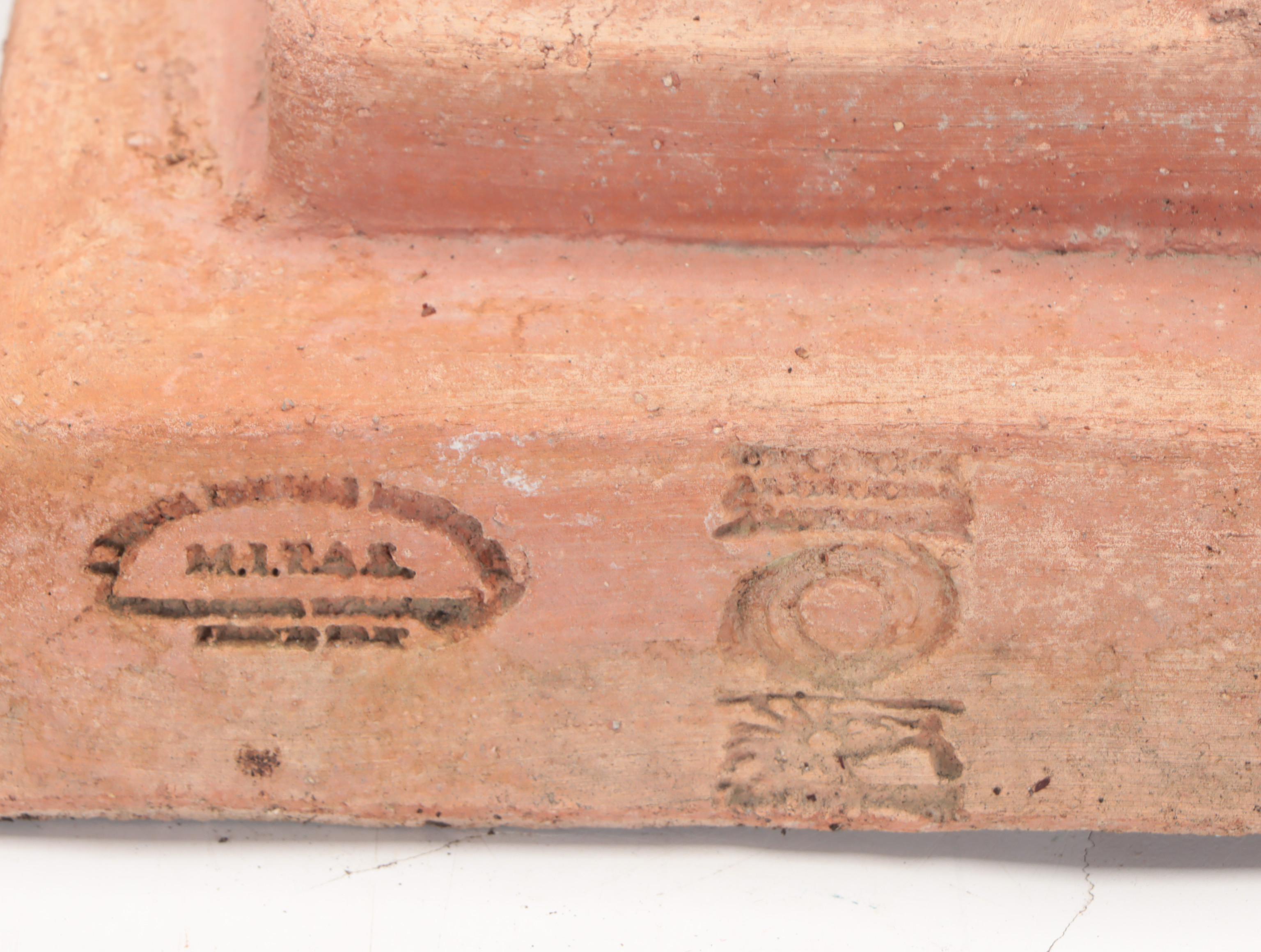 Mold Cast Terracotta Artichoke Patio Finials