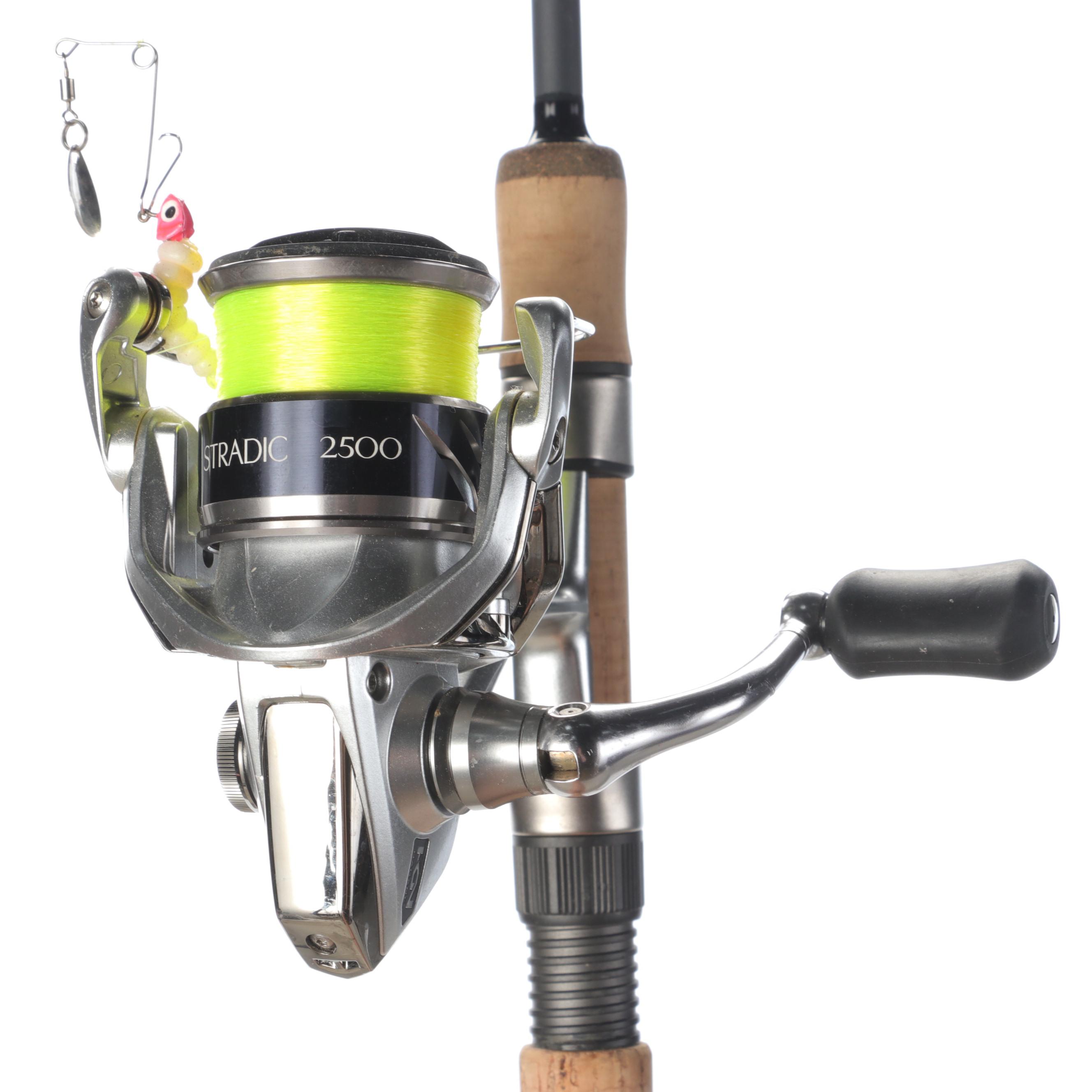 G Loomis E6X Steelhead Fishing Rod with Shimano Stradic Reel and Tube Carry Case