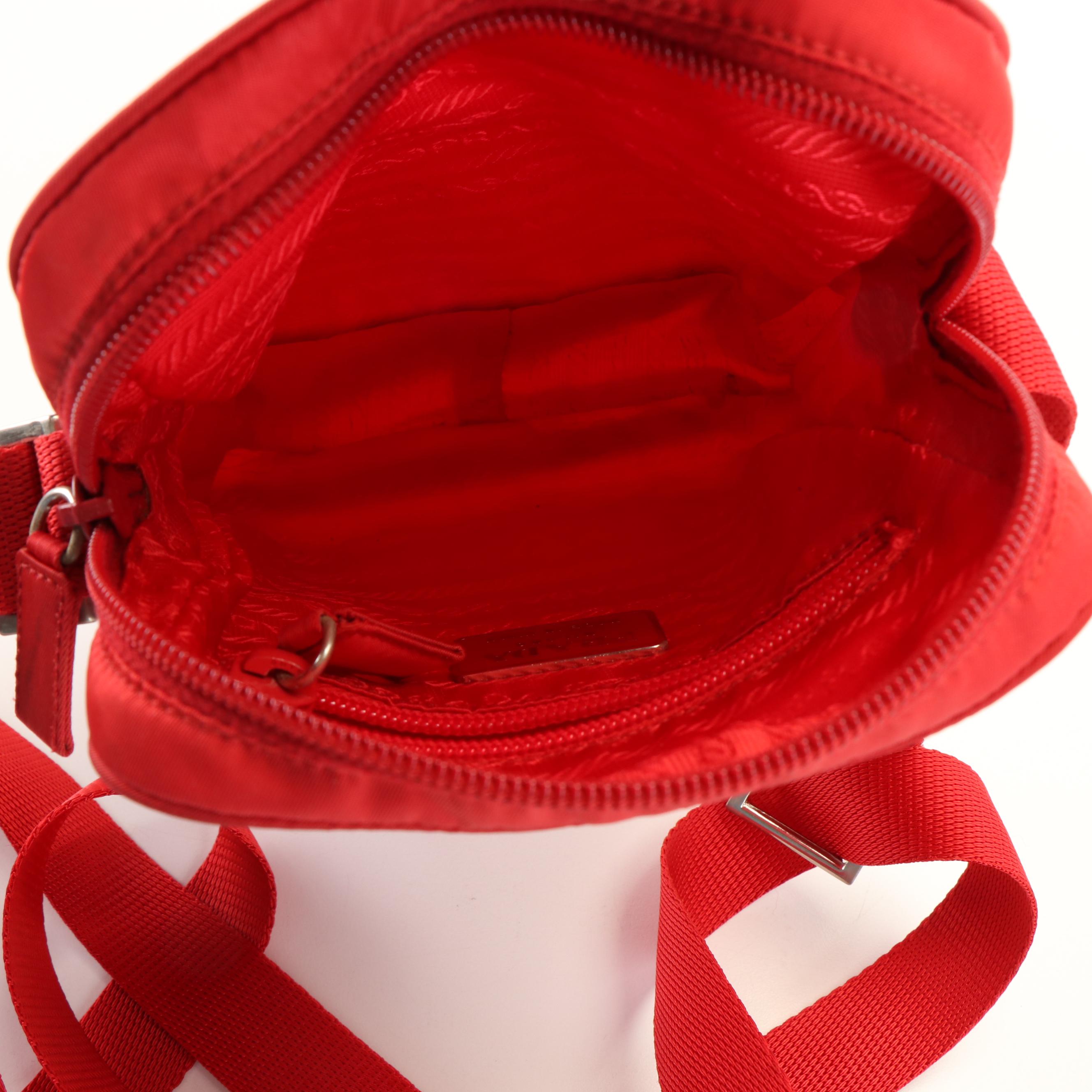 Prada Sports Crossbody Bag in Red Nylon