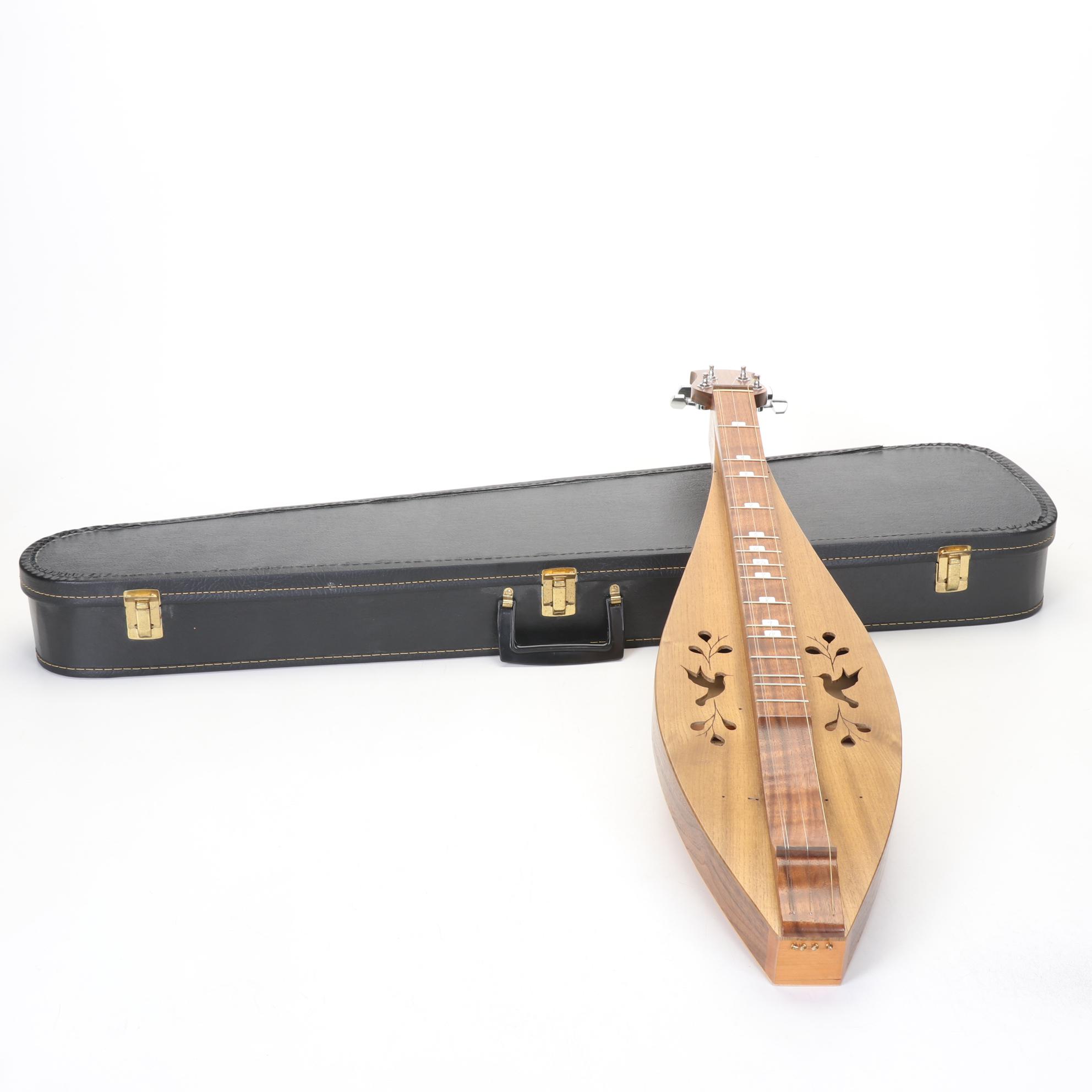 Smoky Mountain Teardrop Walnut, Sassafras, and Birch Dulcimer