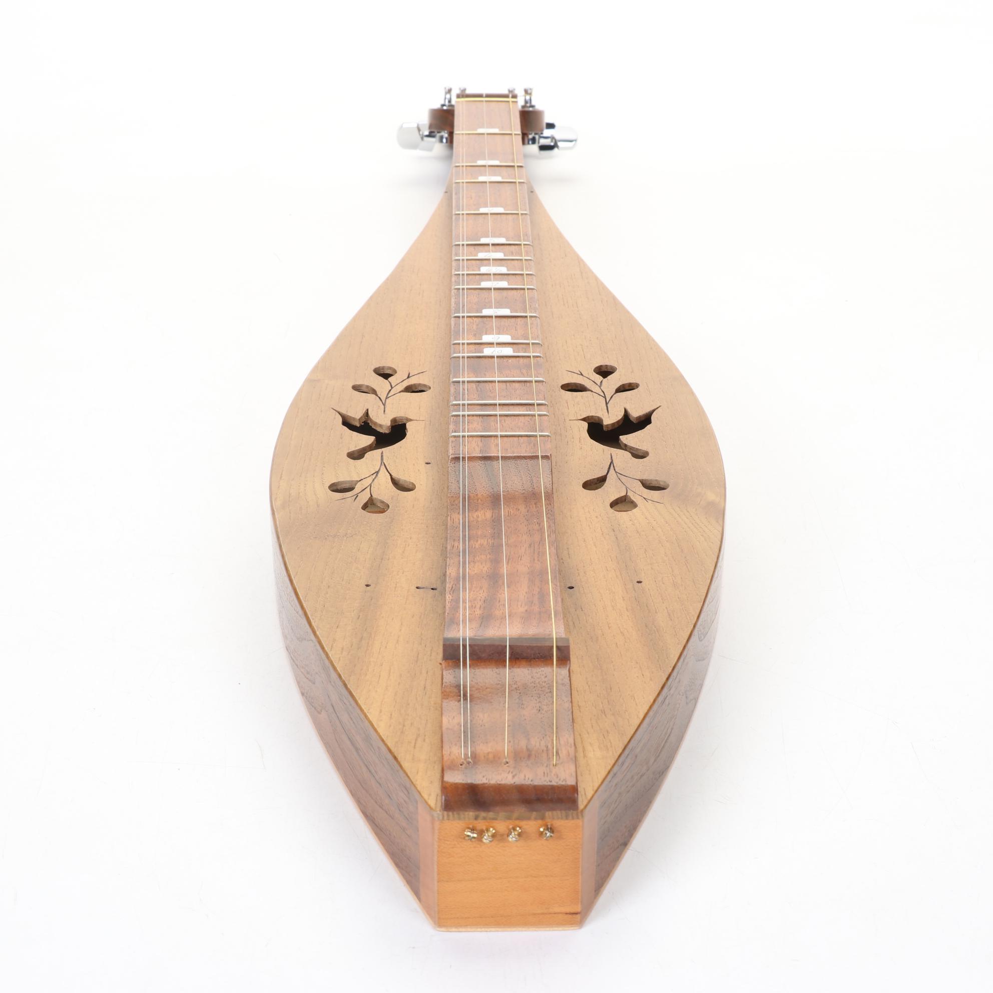Smoky Mountain Teardrop Walnut, Sassafras, and Birch Dulcimer