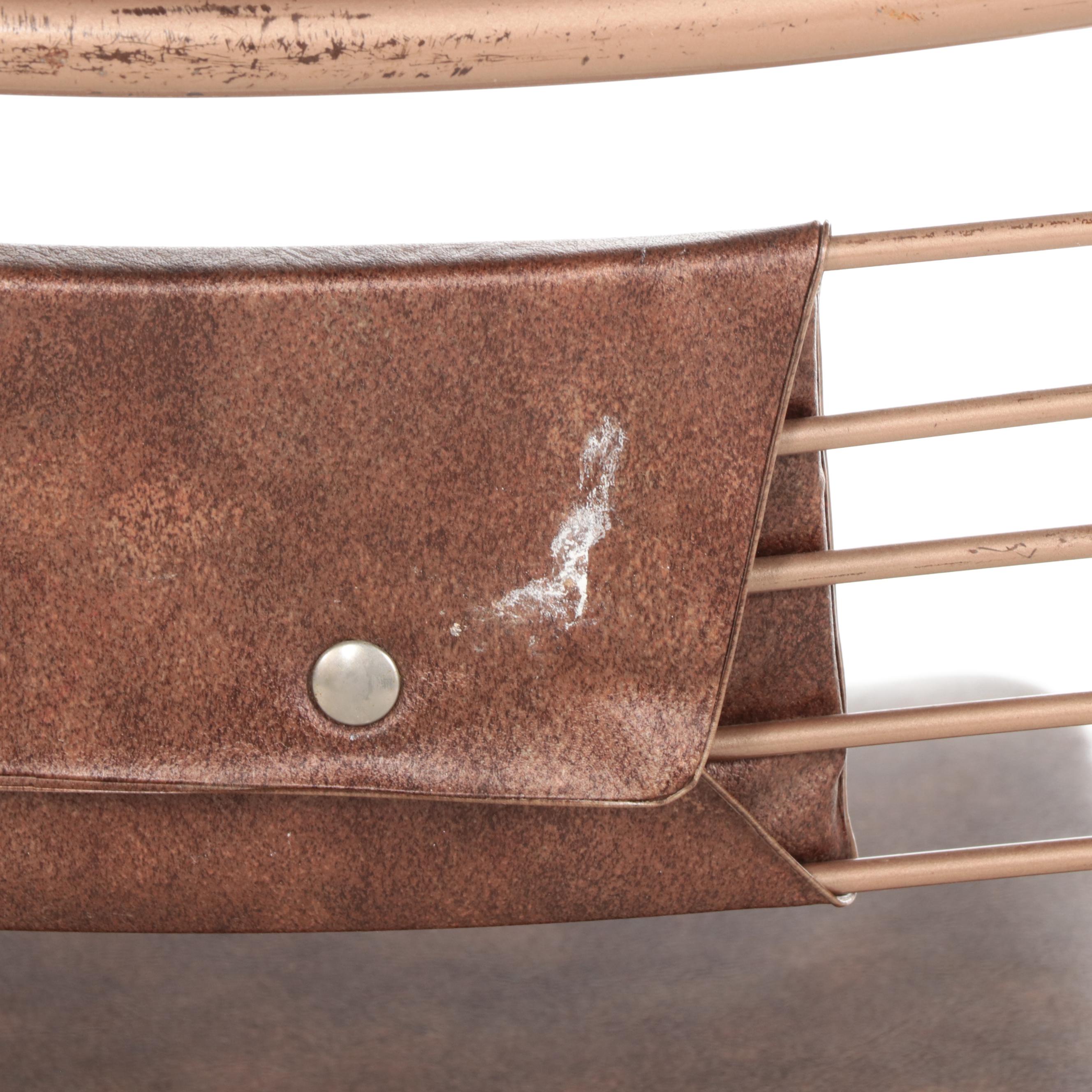 Five-Piece Cosco Powder-Coated Steel and Vinyl Folding Table and Chair Set